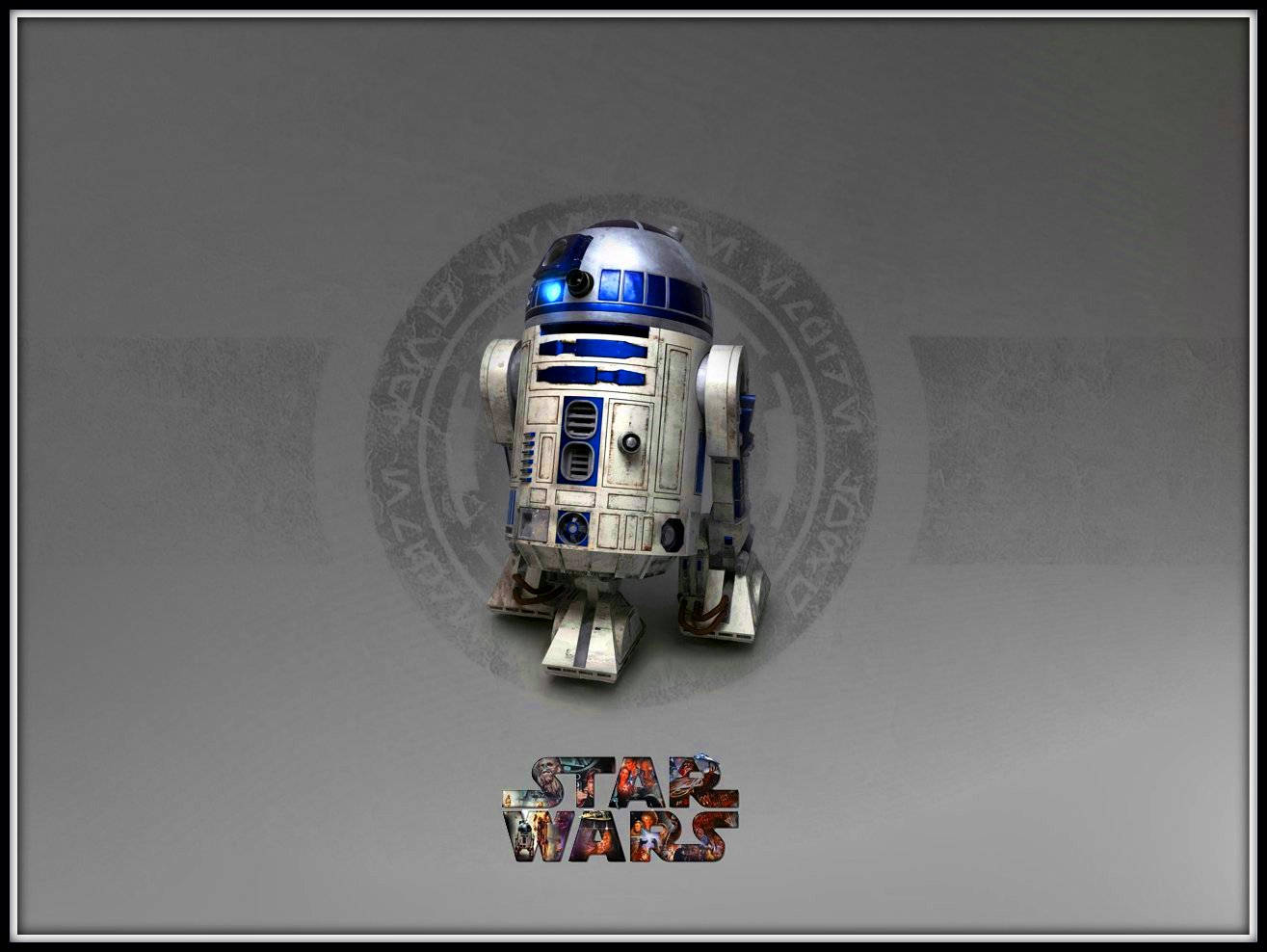 酷星球大战R2-d2机器人背景