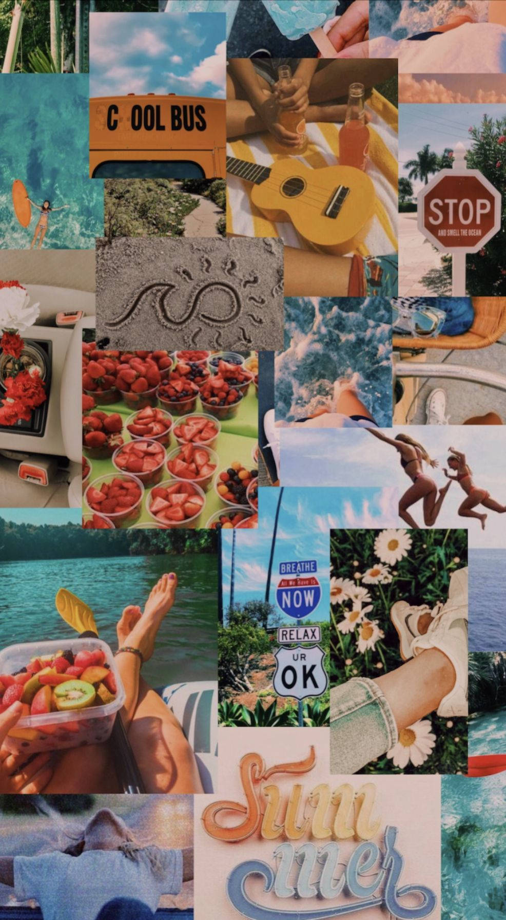 Cool Summer Vibes Collage