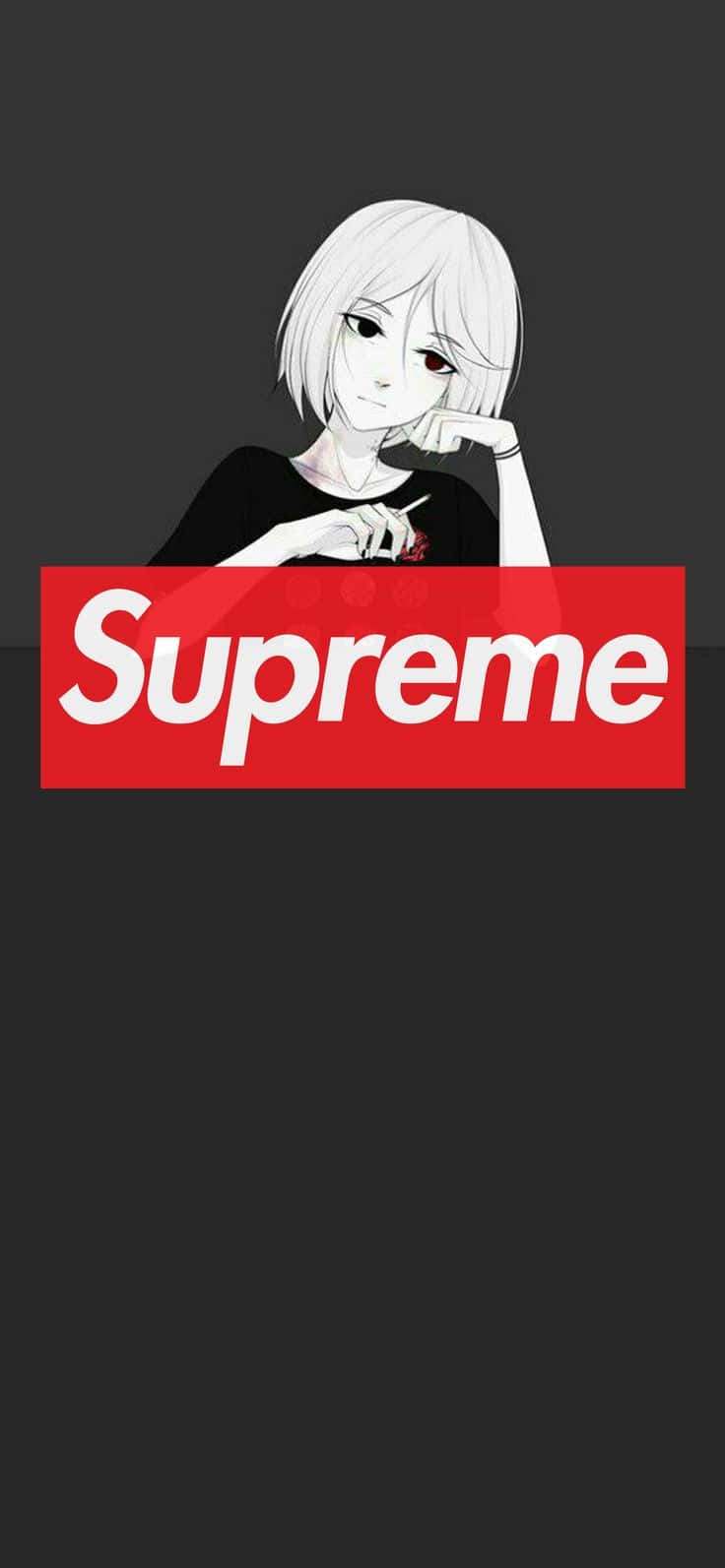 Cool Supreme Anime Black And White Anime Girl