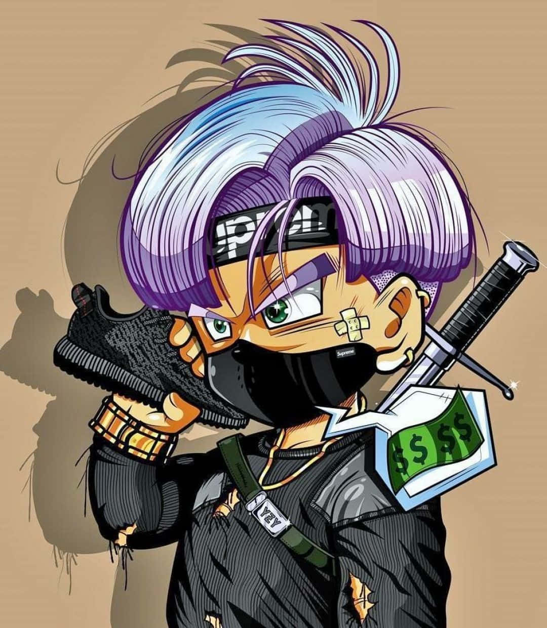 Cool Supreme Anime Dragon Ball Z Trunks