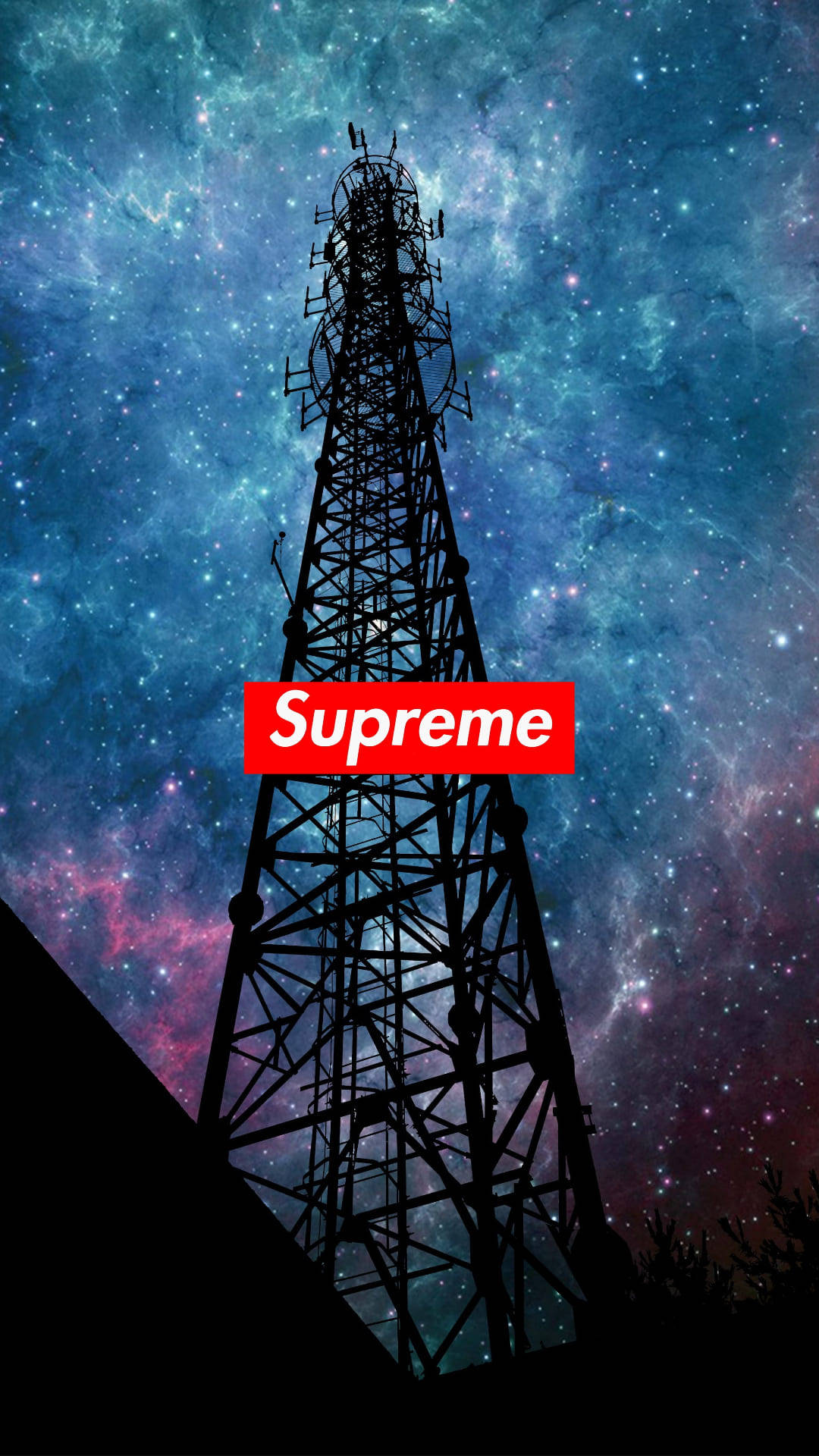Cool Supreme Galaxy Tower Background