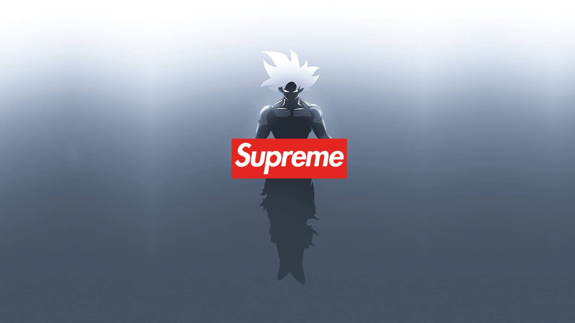 Cool Supreme Goku White Background