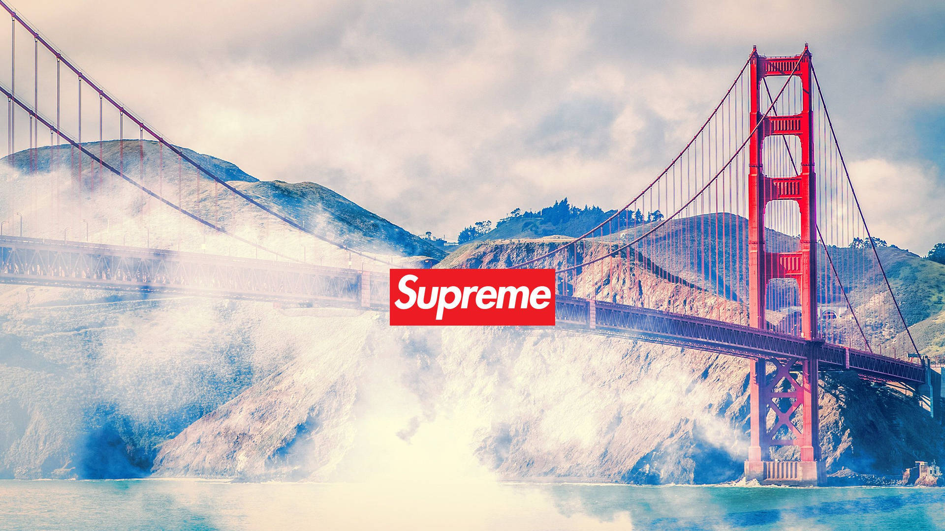 Cool Supreme Golden Gate Bridge Background