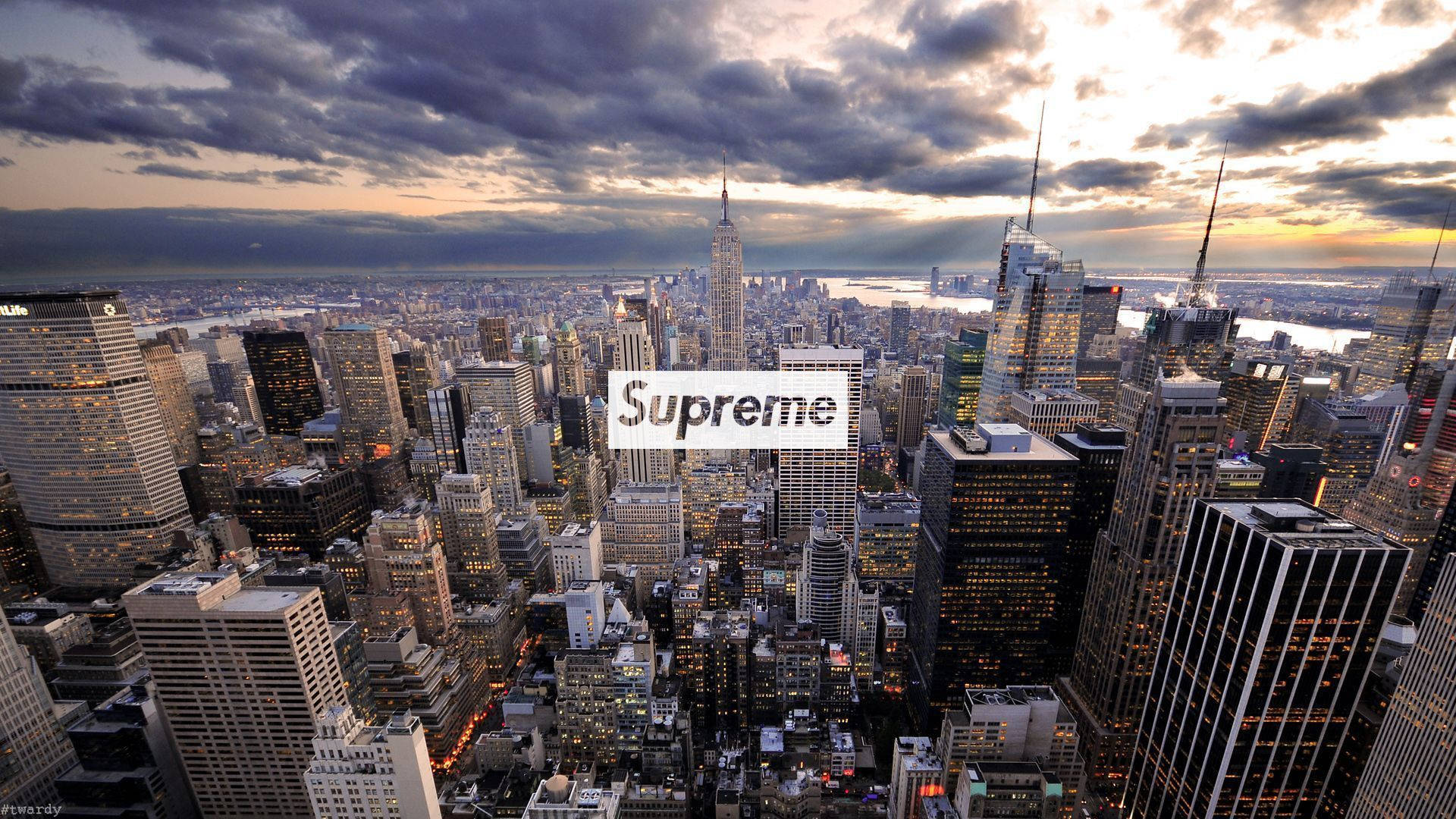 Cool Supreme New York Background