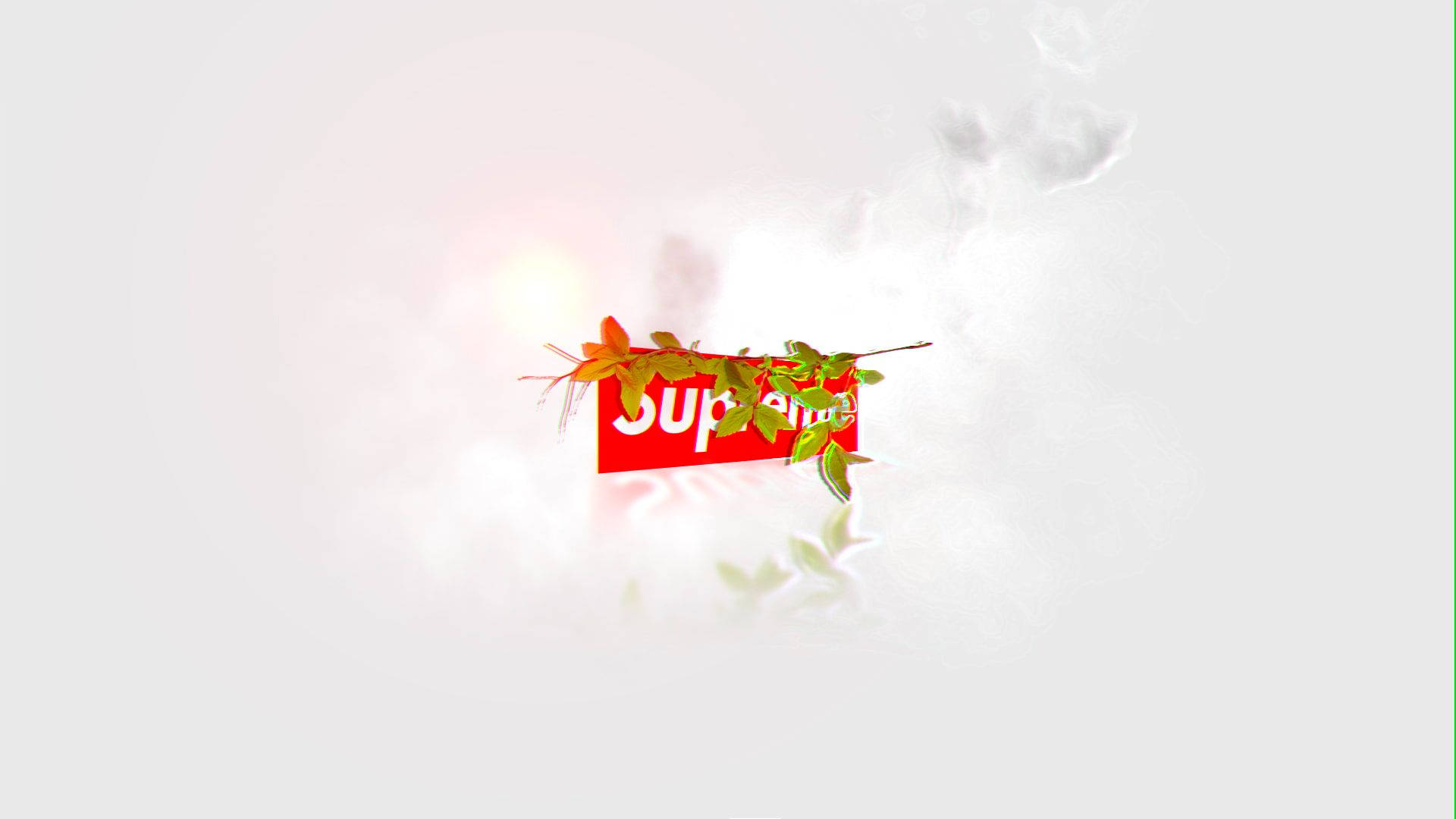 Cool Supreme Simple Leafy Cloud Background