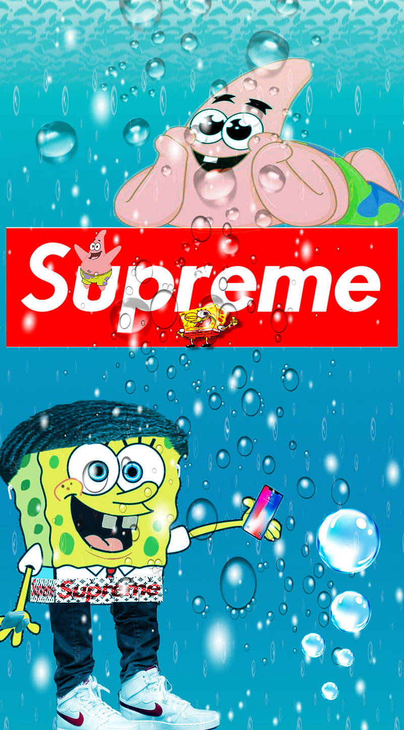 Cool Supreme Spongebob And Patrick