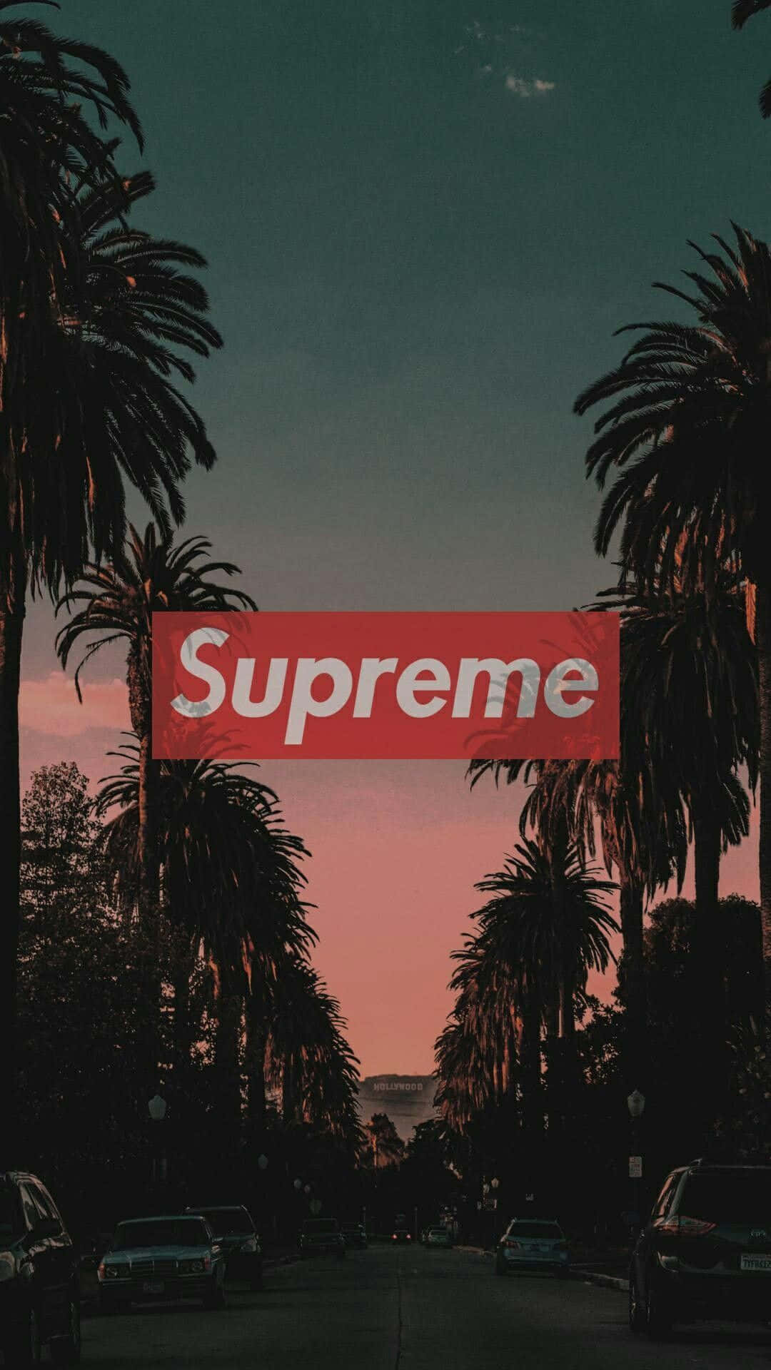 Cool Swag Supreme Sunset Background
