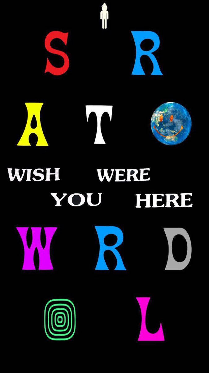 Cool Text Art Of Astroworld Background