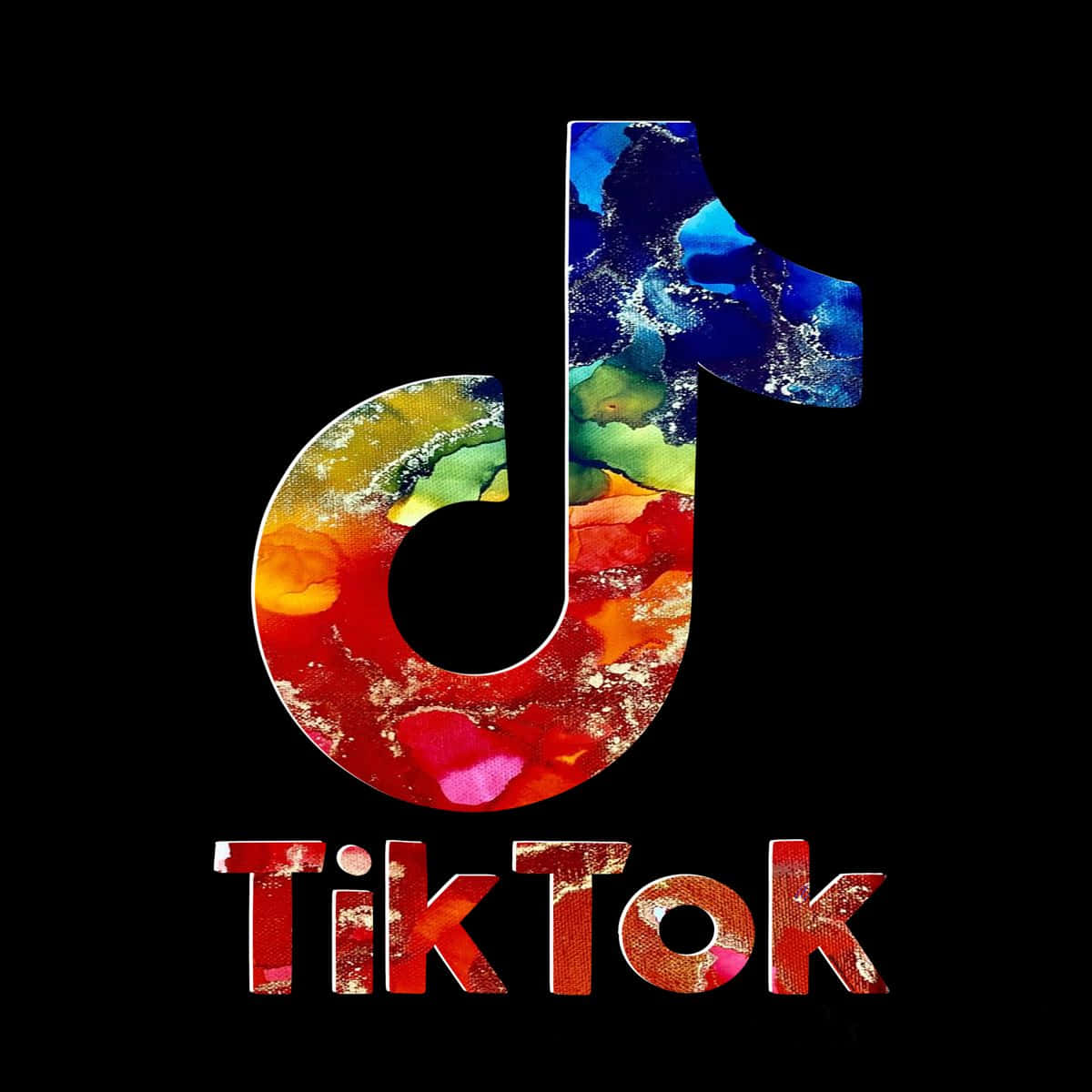 Cool Tiktok Logo Background
