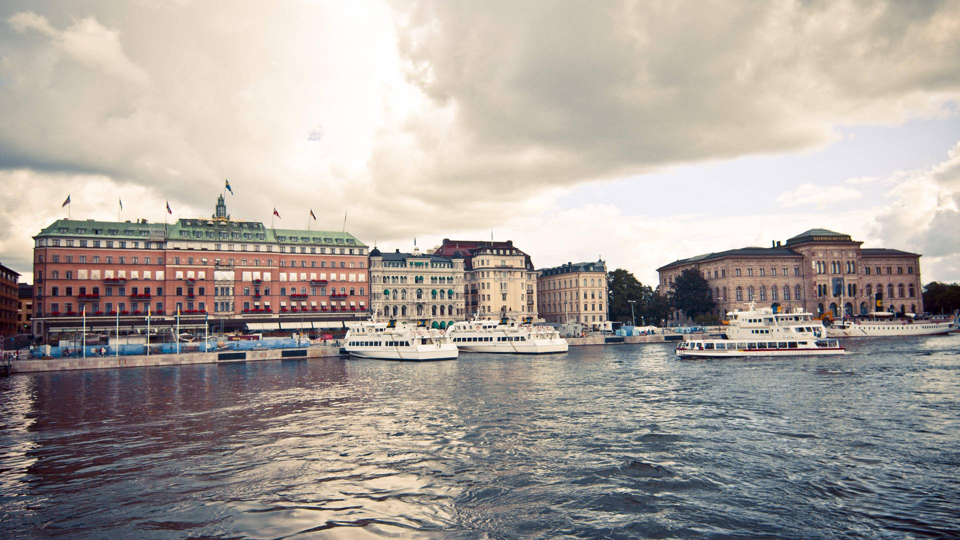 Cool-toned Stockholm Skyline