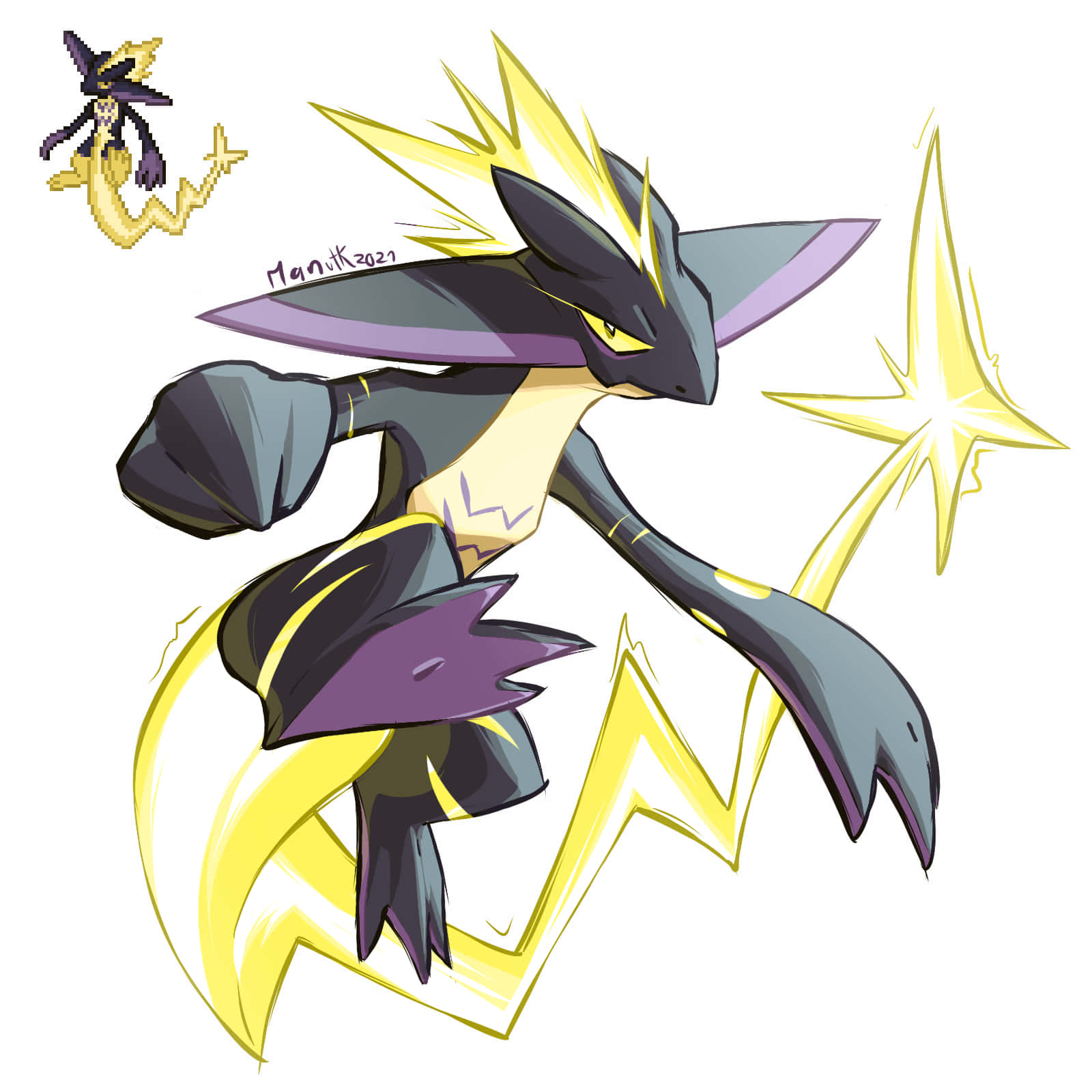 Cool Toxtricity Design Background