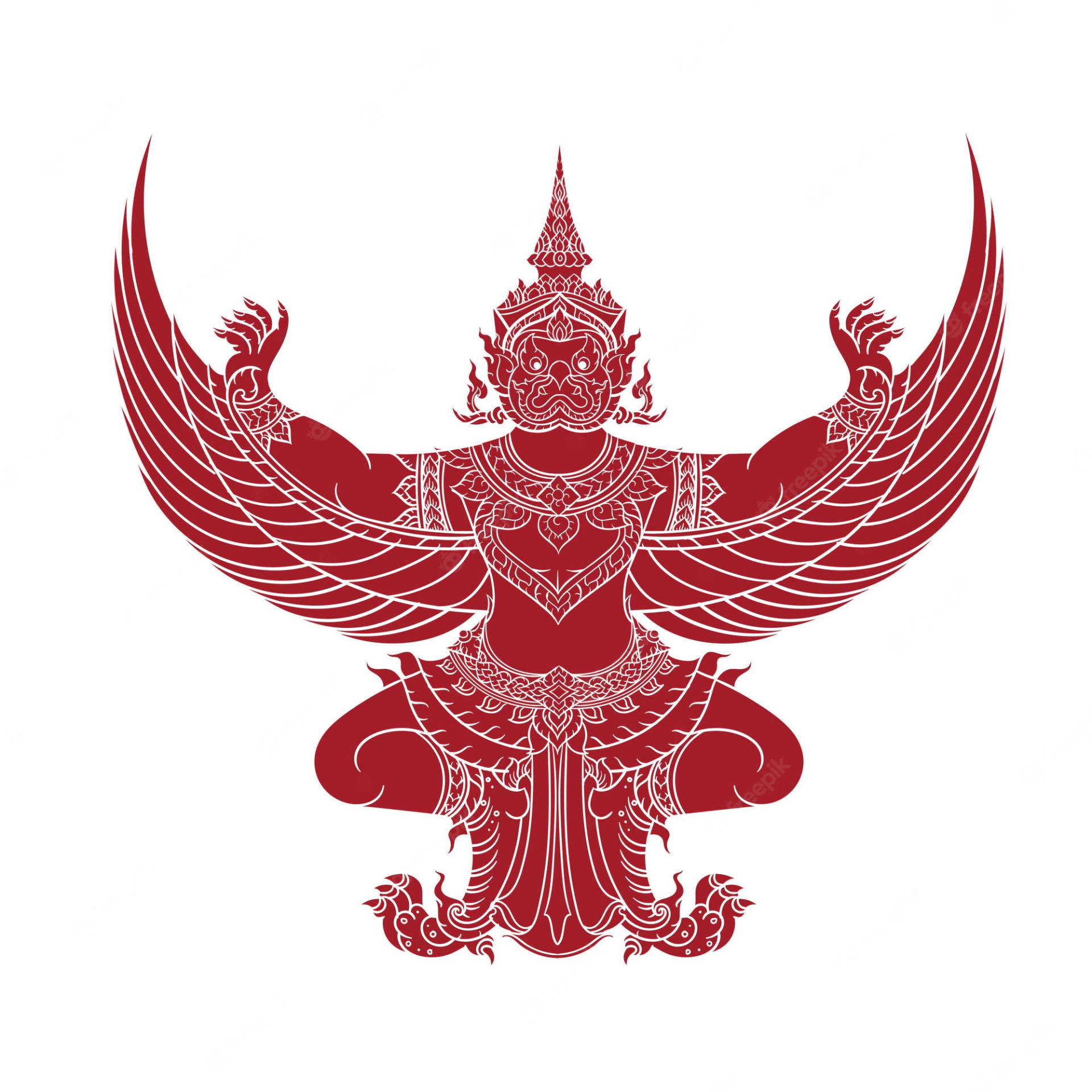 Cool Traditional Garuda Vector Art