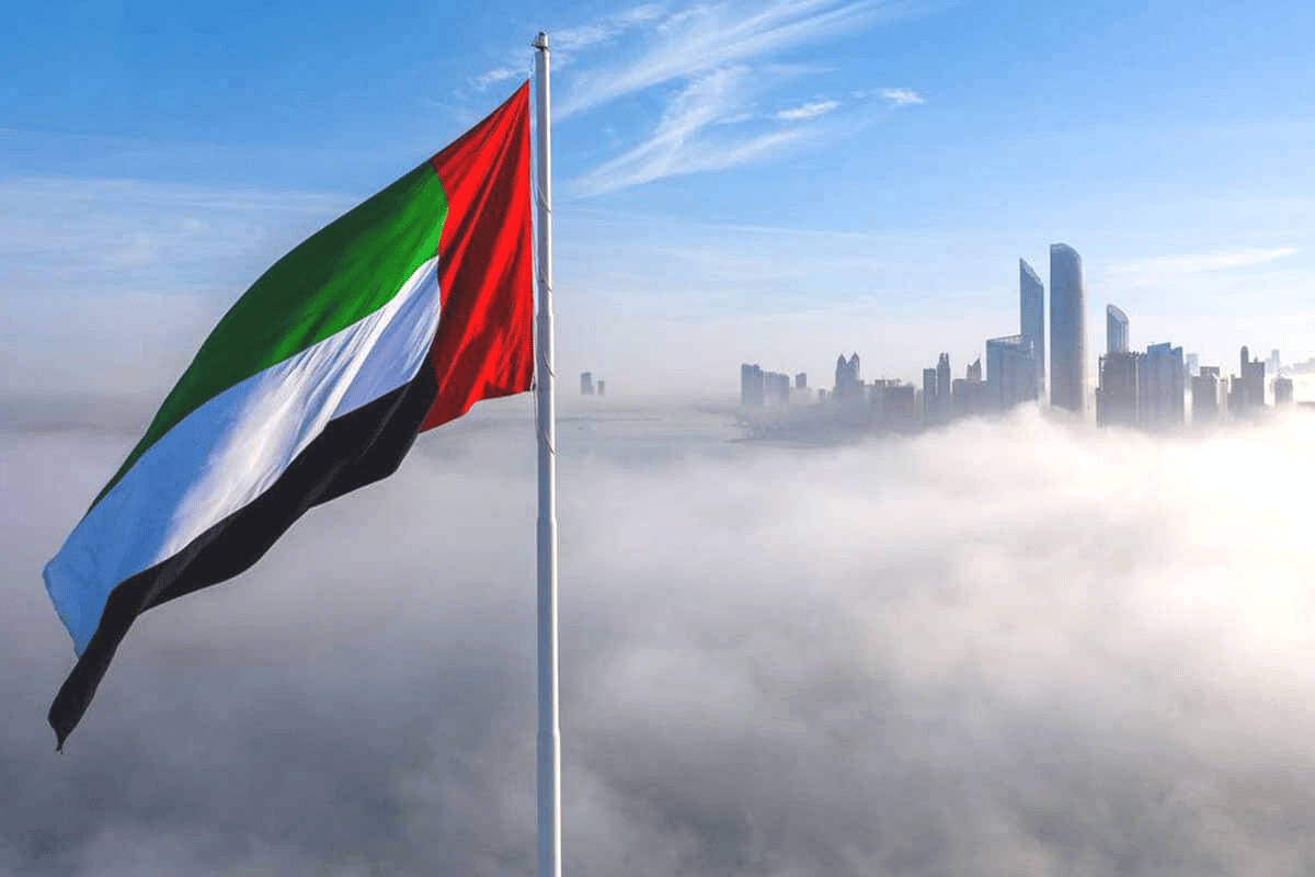 Cool Uae Flag Background