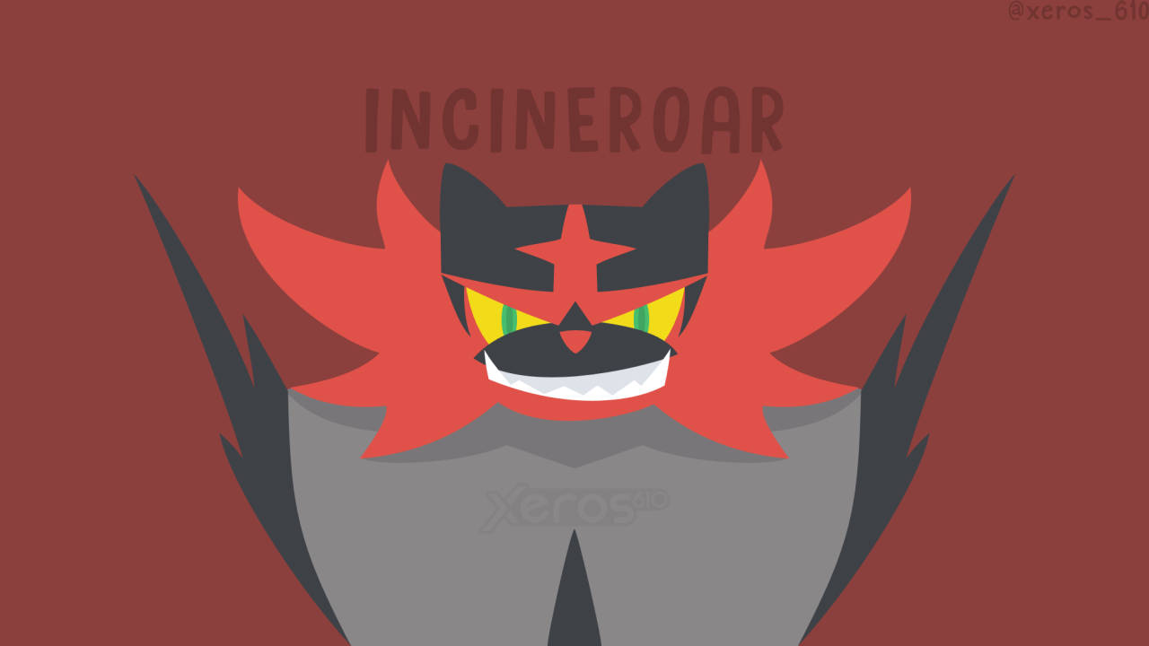 Cool Vector Of Incineroar