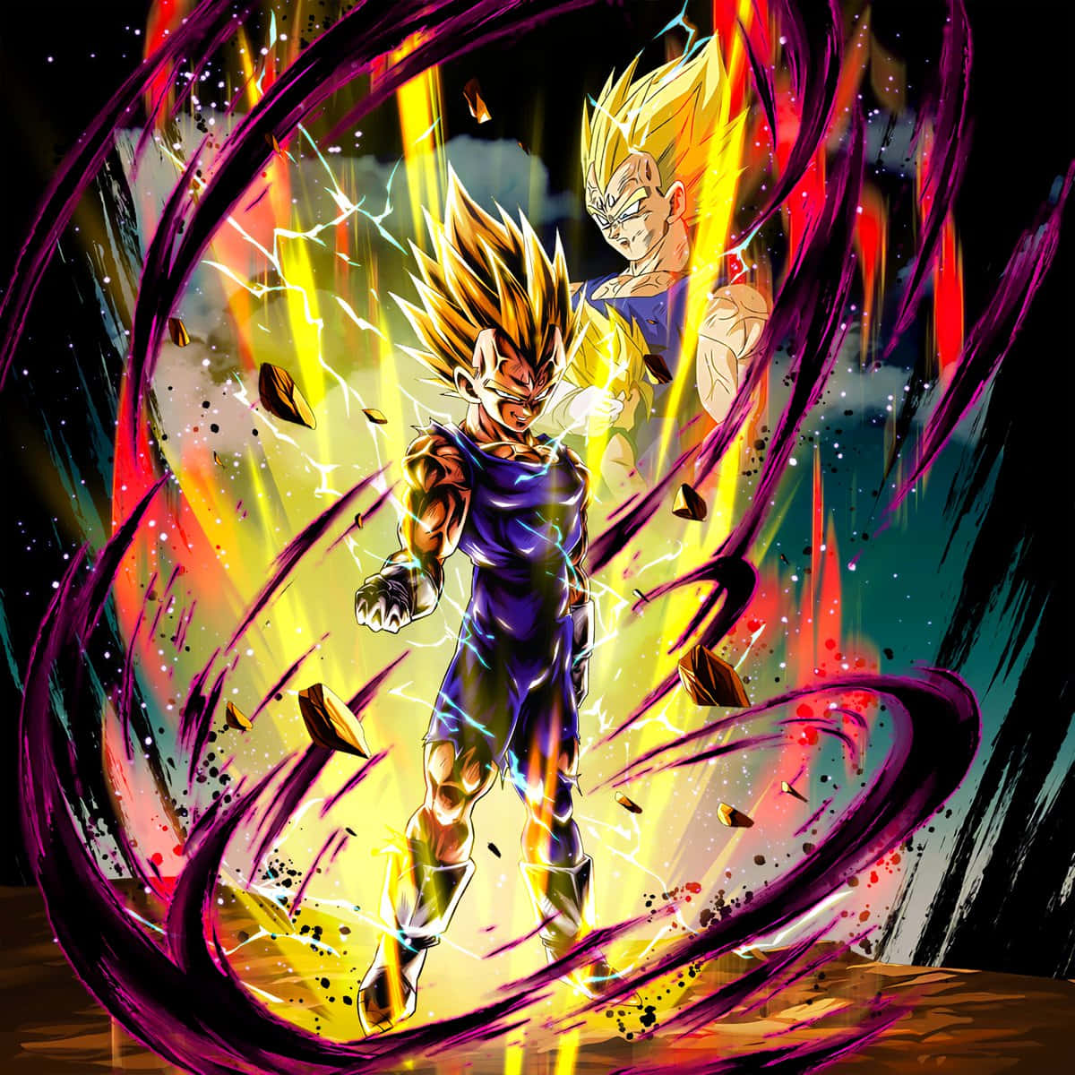 Cool Vegeta 1200 X 1200 Background