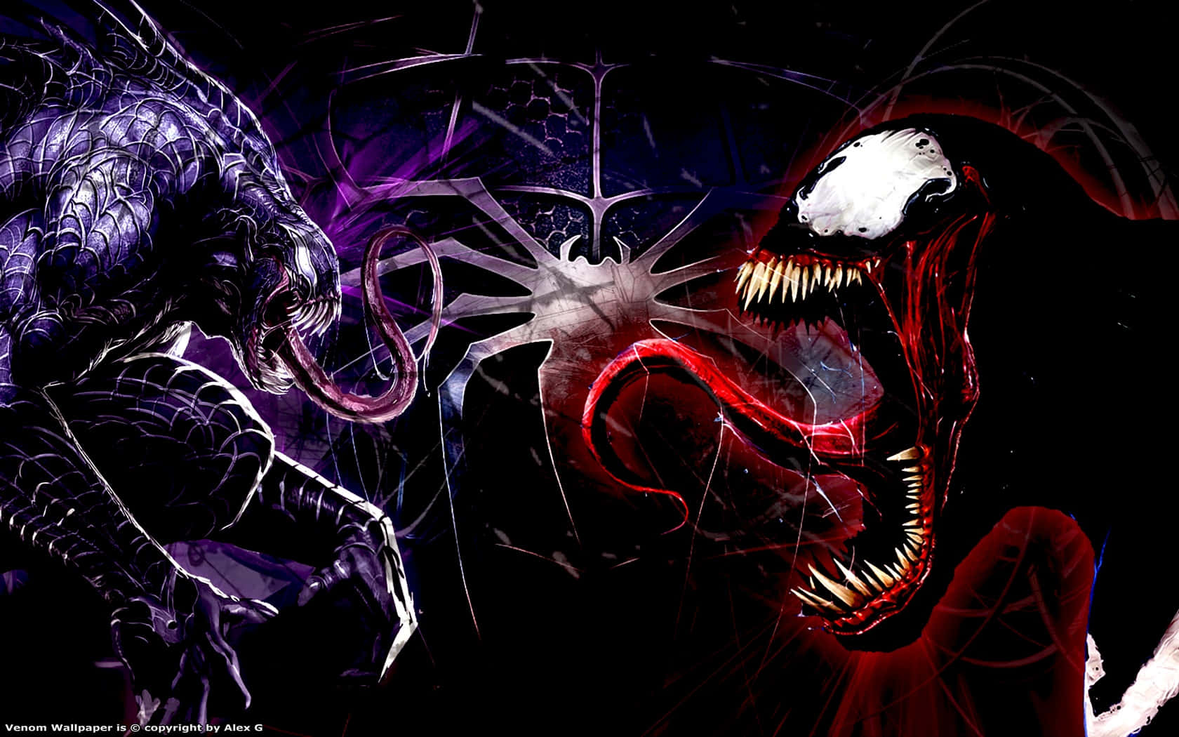 Cool Venom Vs Carnage Dark