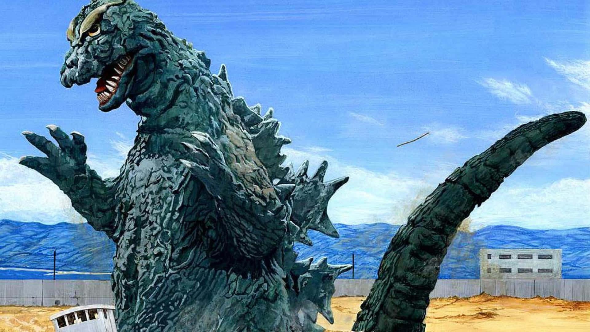 Cool Vintage Godzilla Background