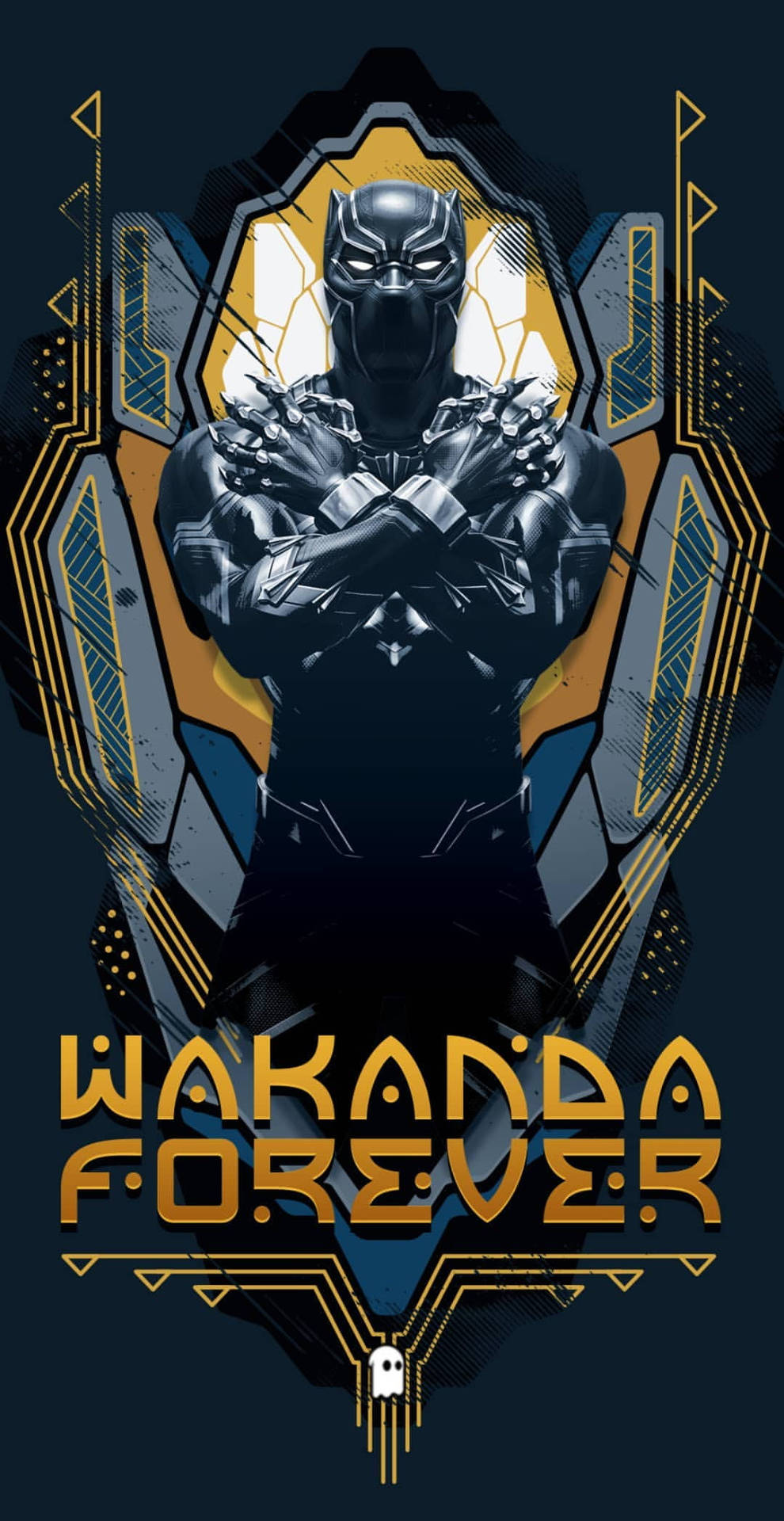 Cool Wakanda Forever Digital Art Background