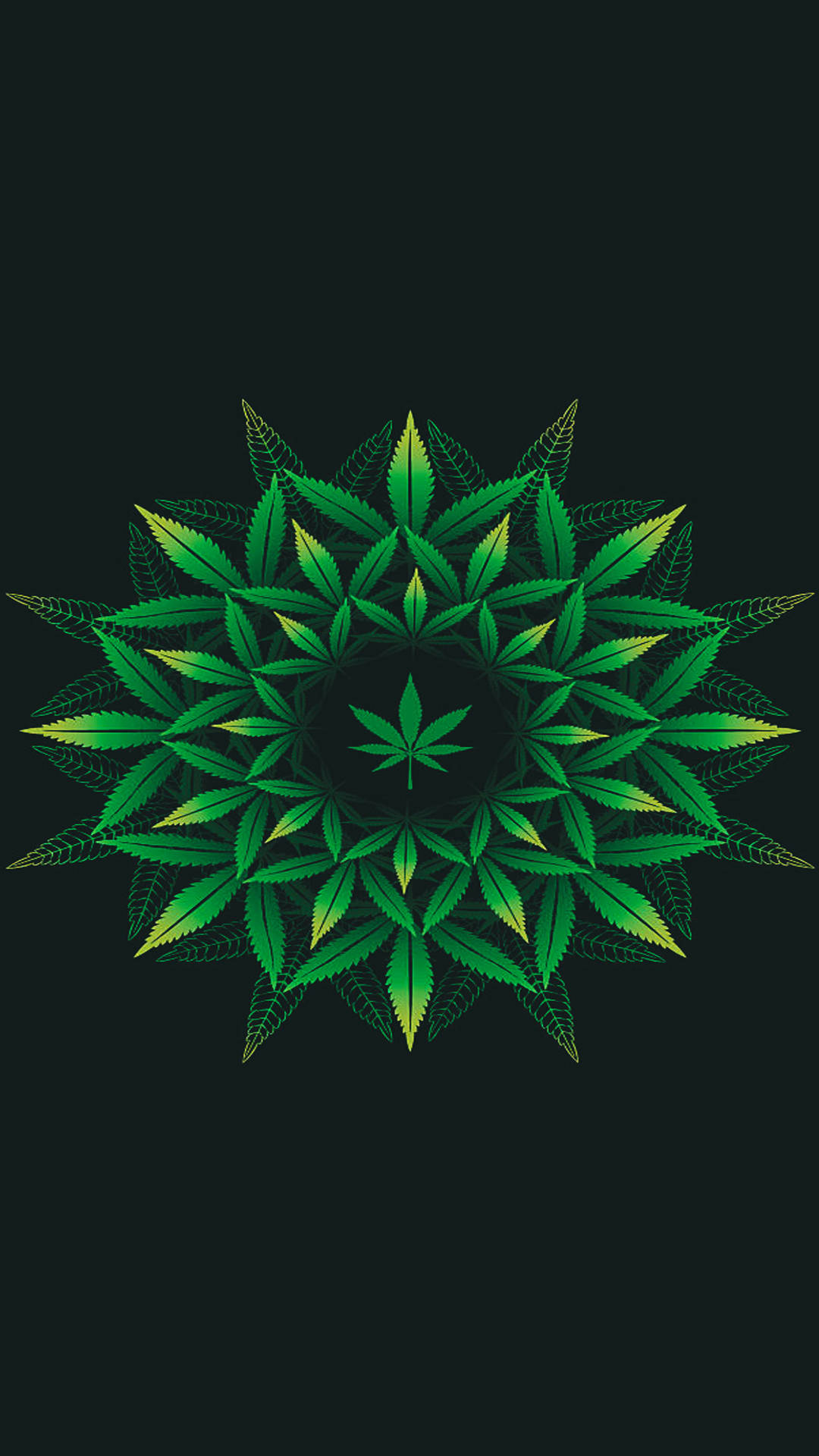 Cool Weed Flower Illusion