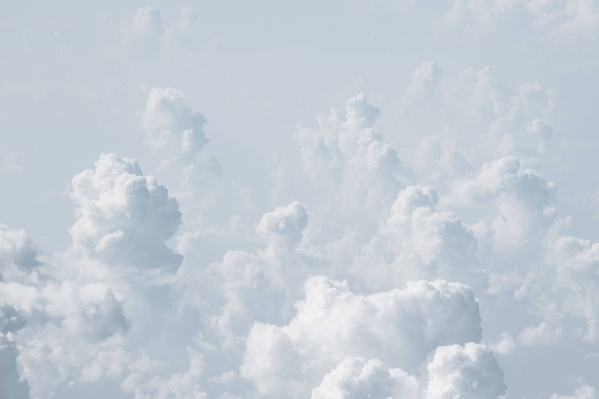 Cool White Clouds Background