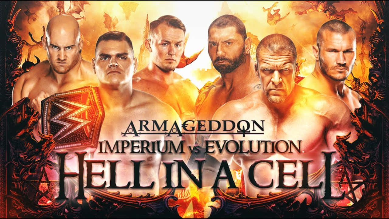 Cool Wwe Armageddon Poster Background