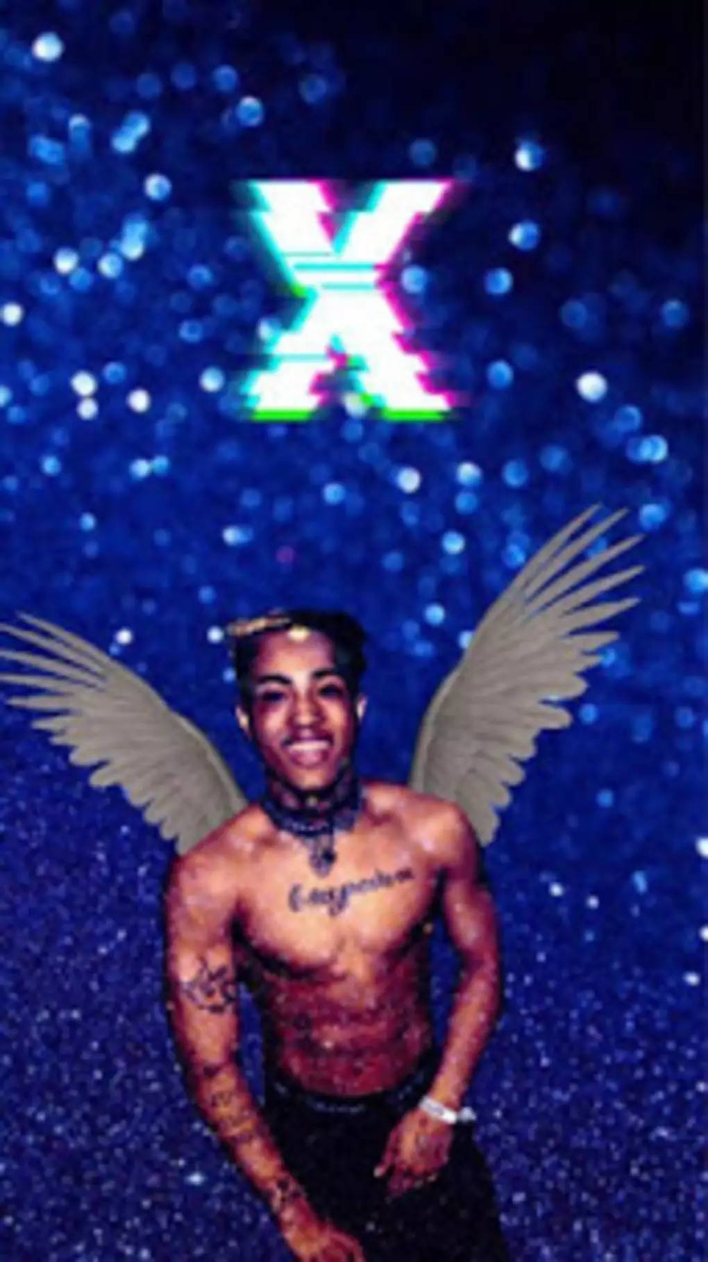 Cool Xxxtentacion With Wings Background