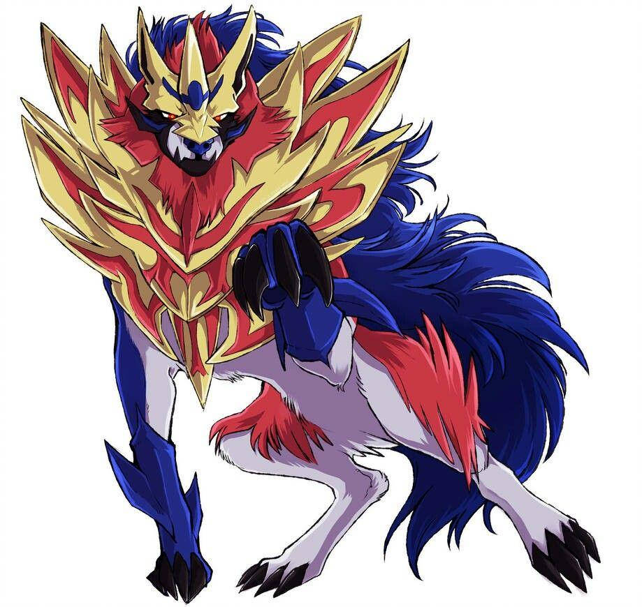 Cool Zamazenta Drawing White Background