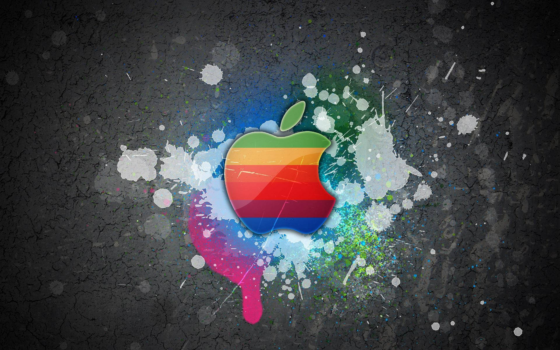 Coolest Apple Splash Background