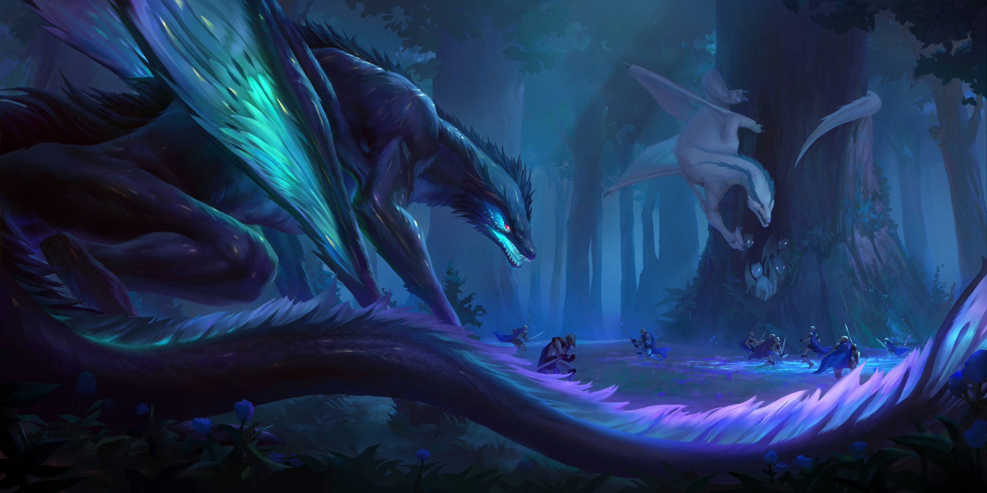 Coolest Dragon From Legends Of Runeterra Background