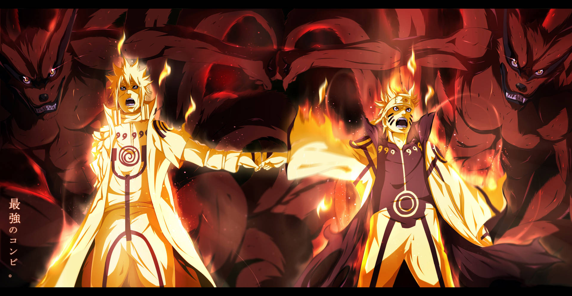 Coolest Naruto Golden Sage Mode Background