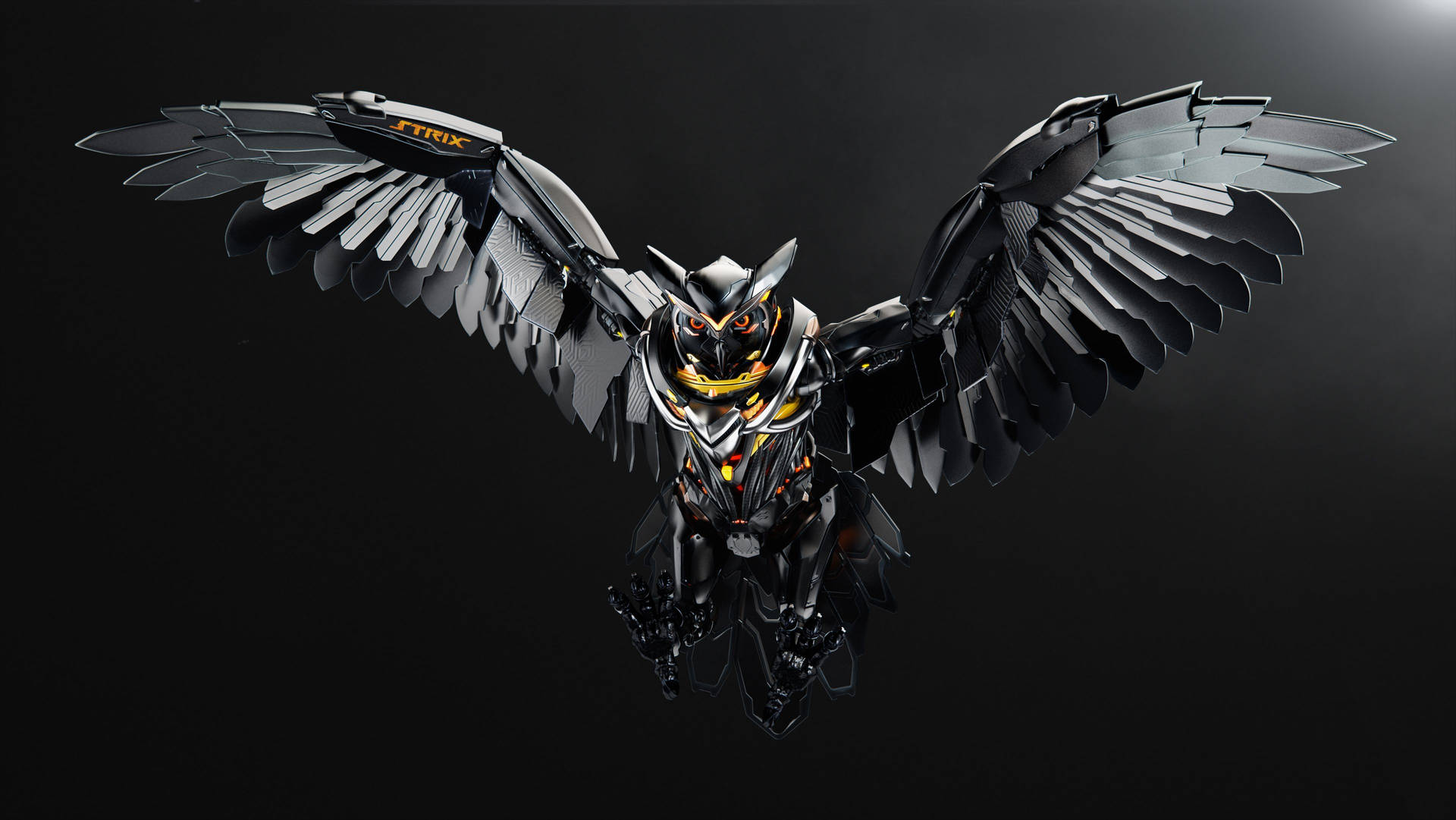 Coolest Robot Owl Background