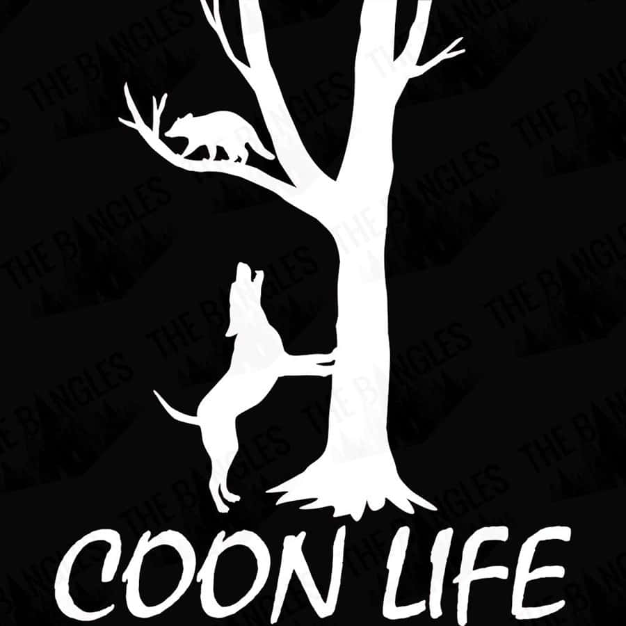 Coon Hunting Coon Life Drawing Background