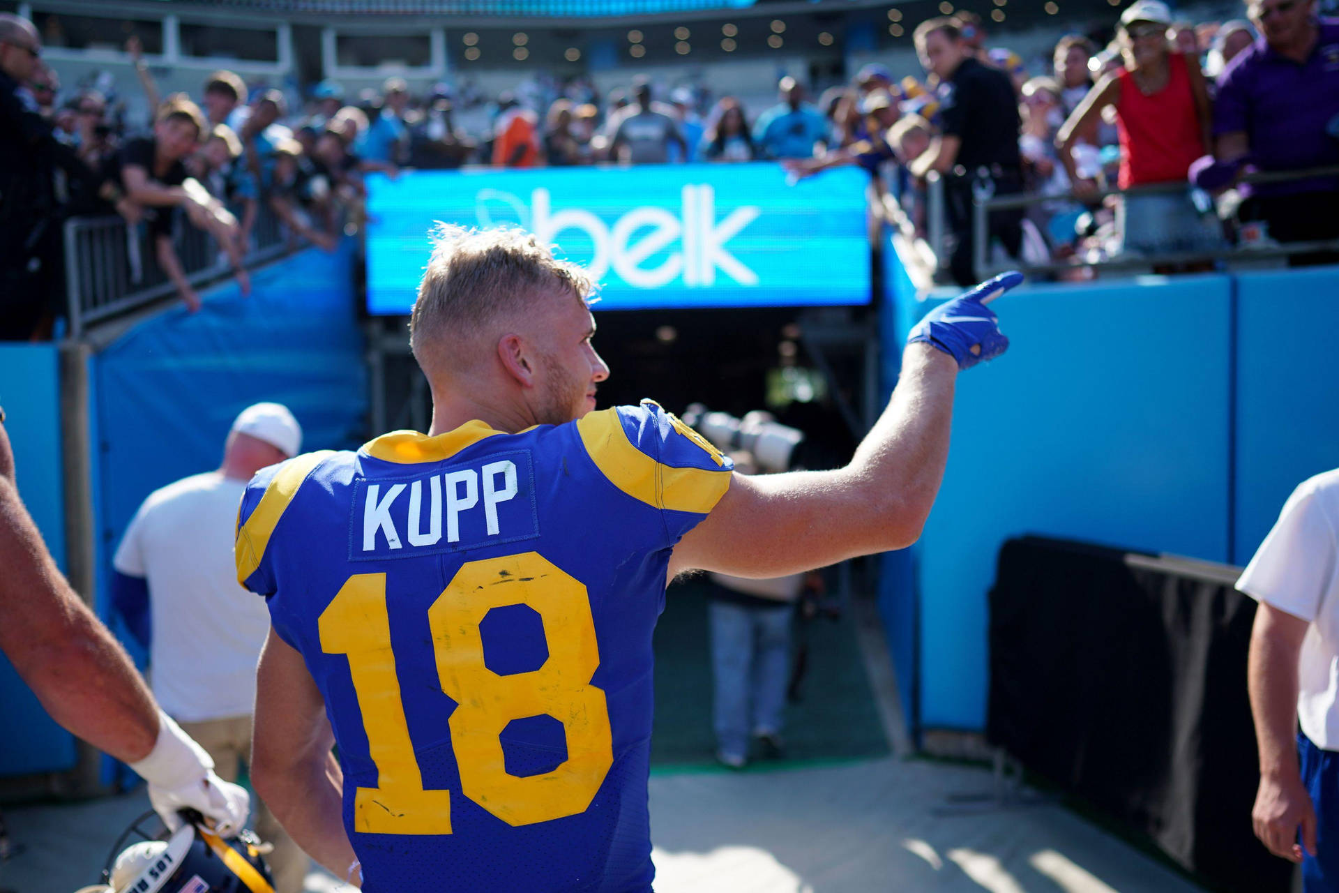 Cooper Kupp Nfl La Rams Football Fans Photography Background
