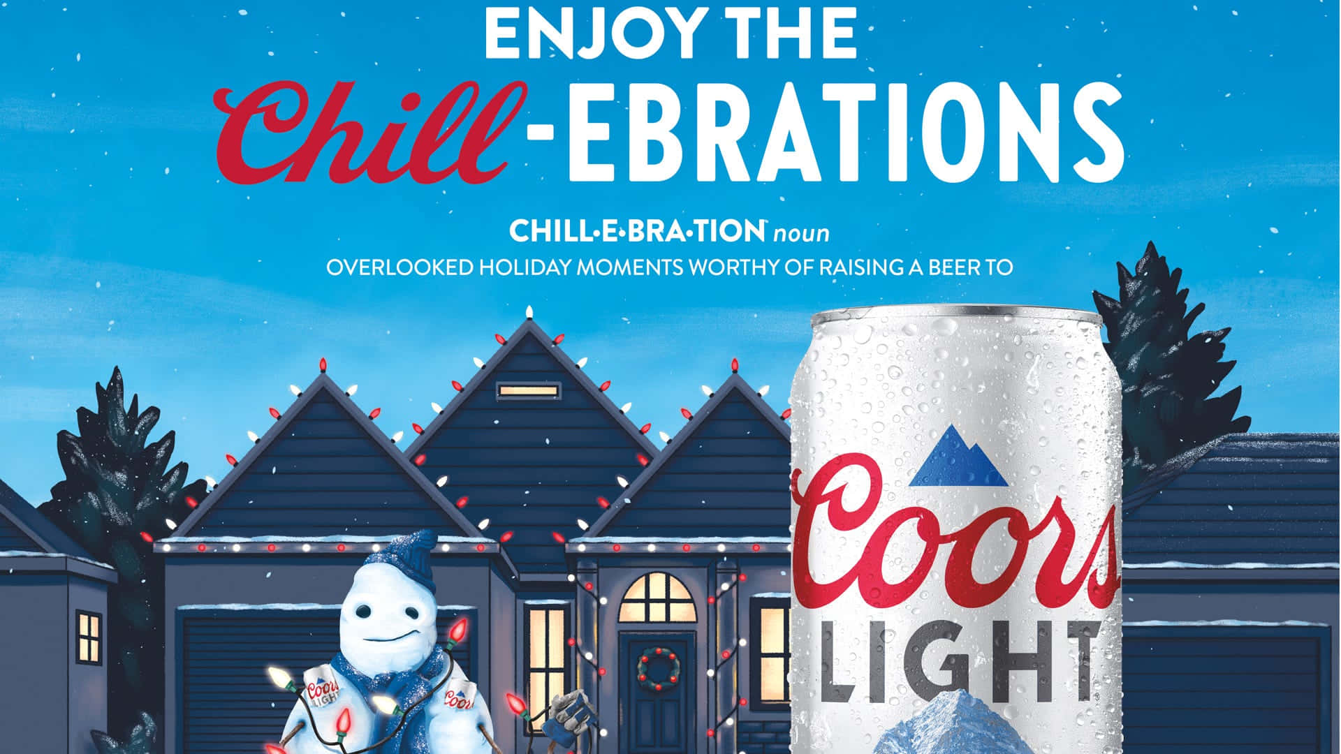 Coors Light Chill-ebrations Commercial Ad Background