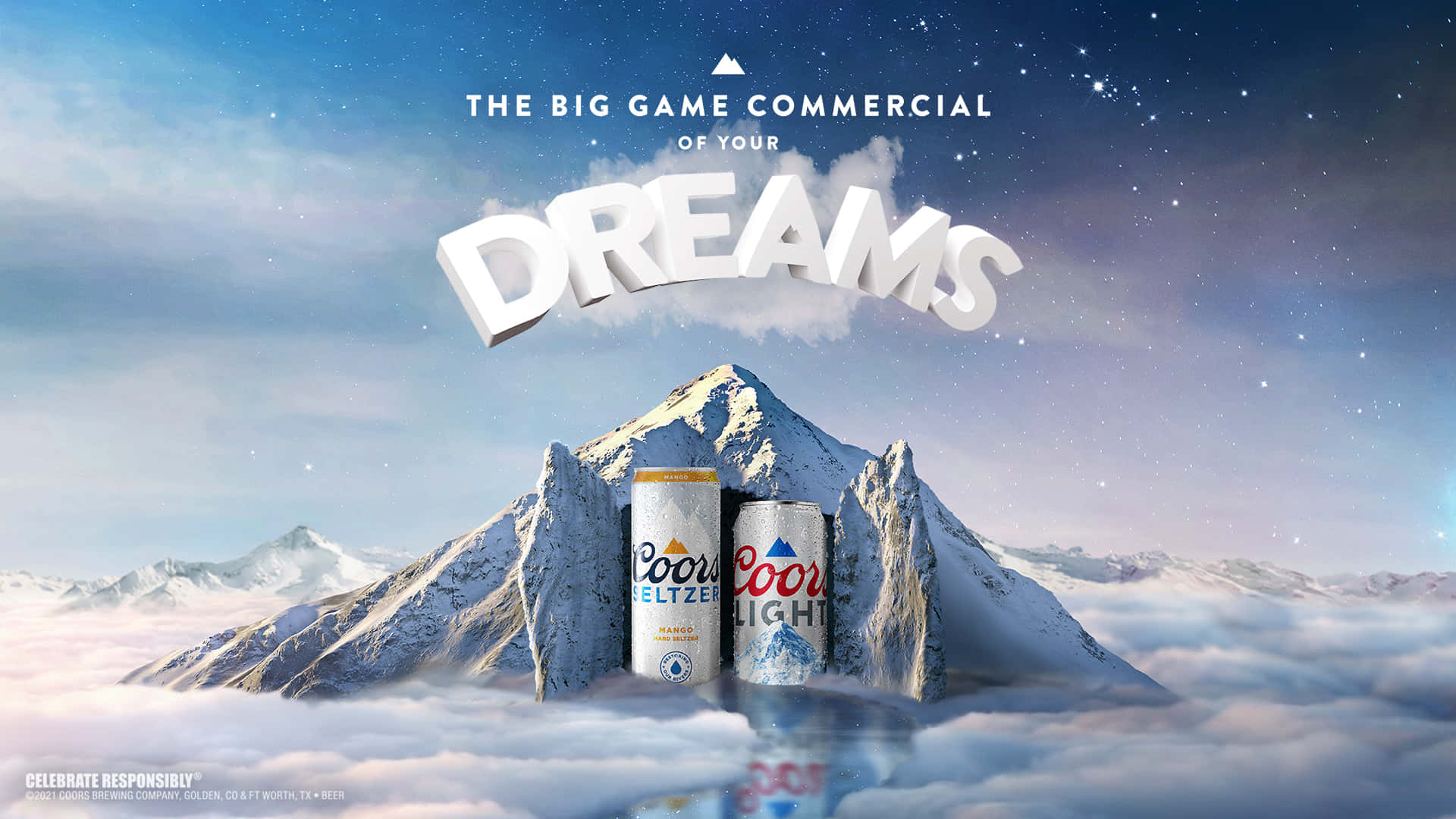 Coors Light Dreams Commercial Photo Background