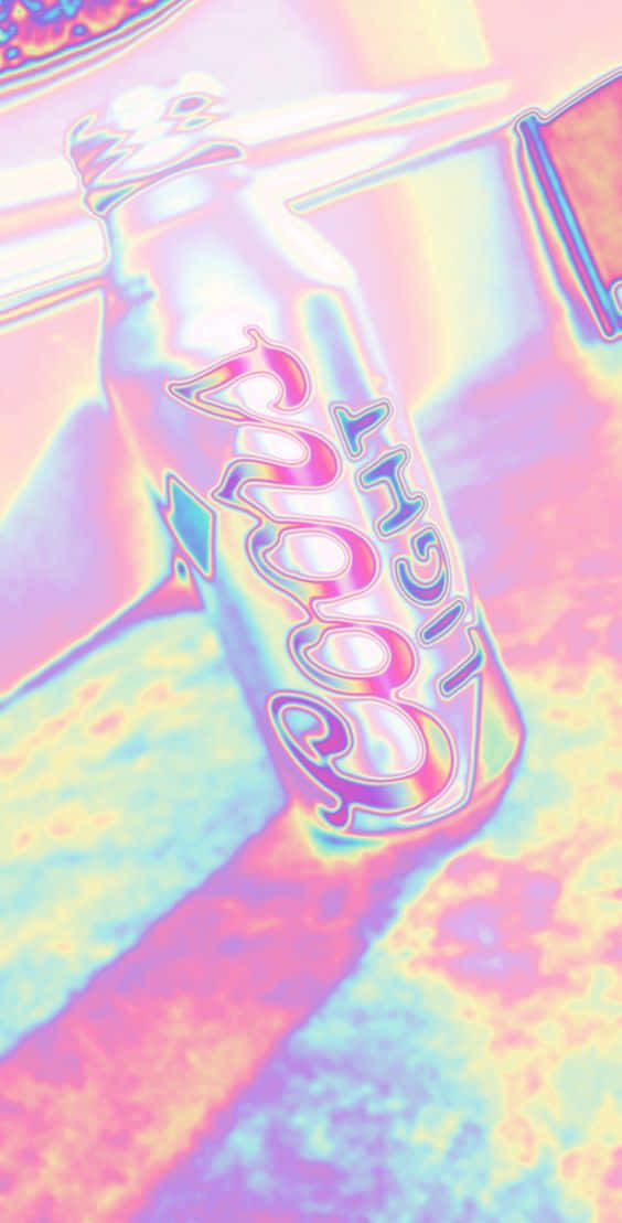 Coors Light Photo With Luminous Effect Background