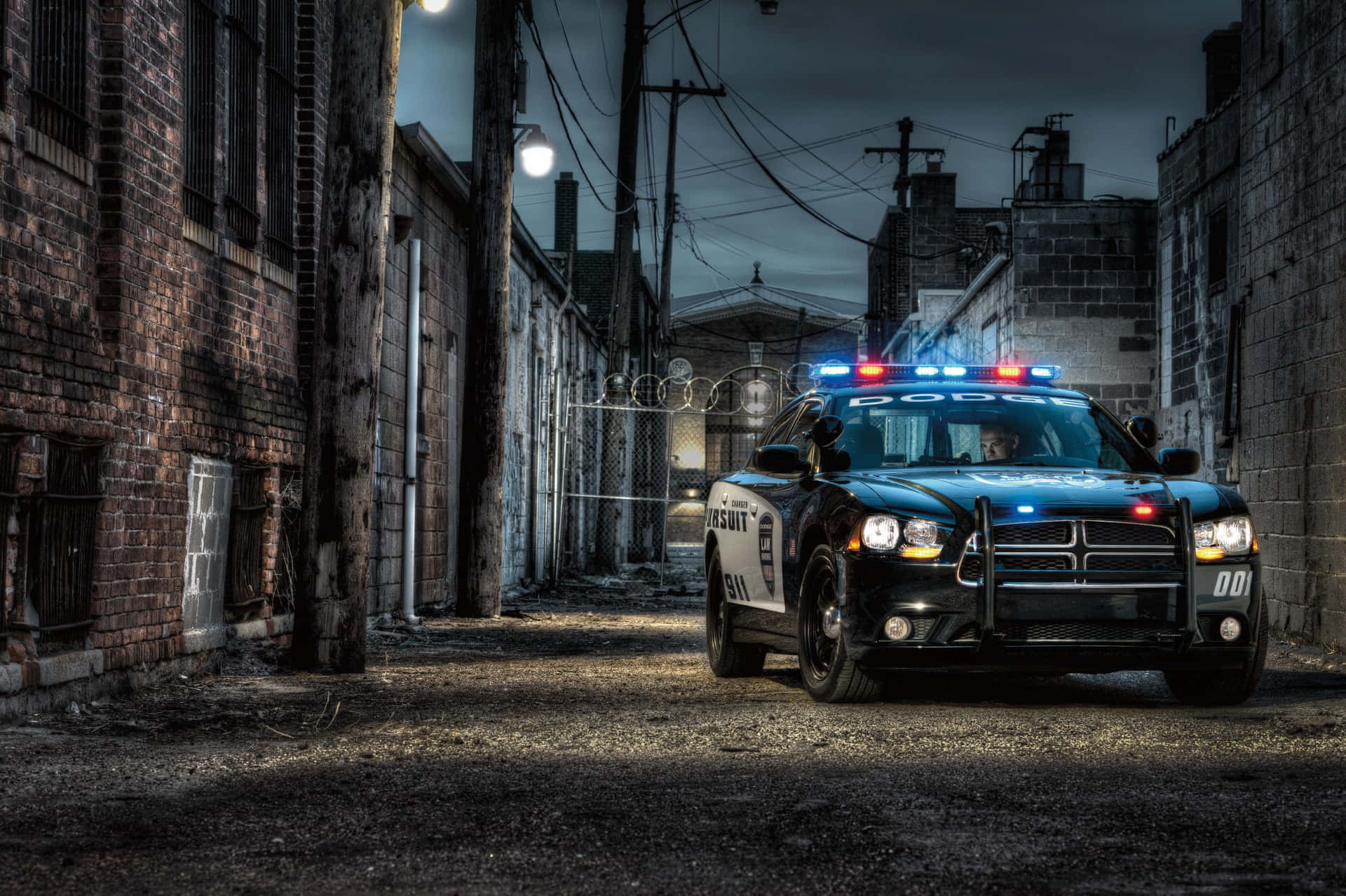 Cop Car 2014 Dodge Charger Pursuit Awd Background