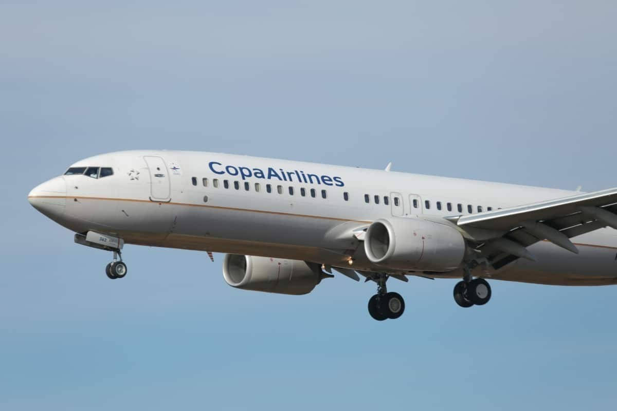 Copa Airlines Plane Front Background