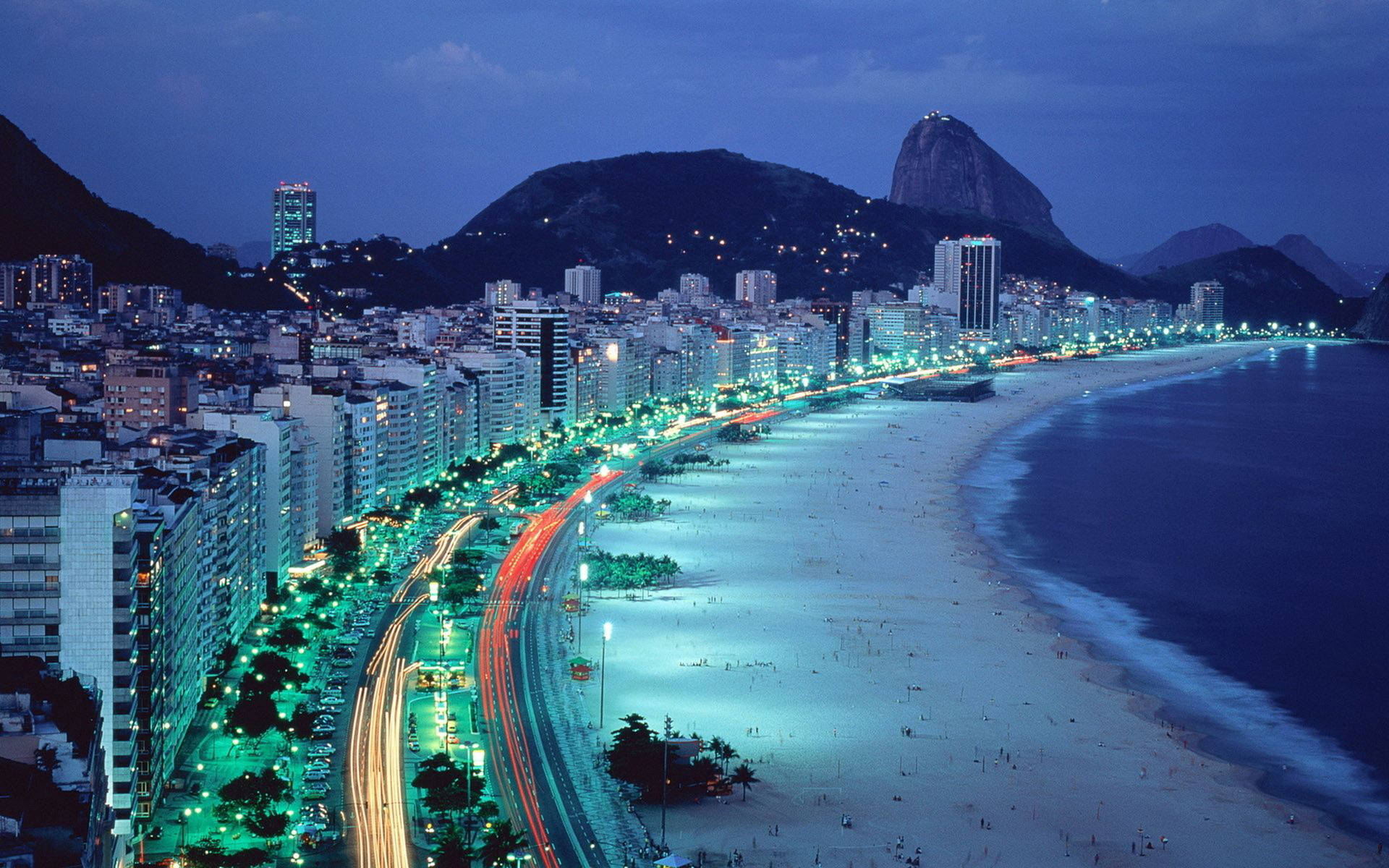 Copacabana Beach Brazil Background