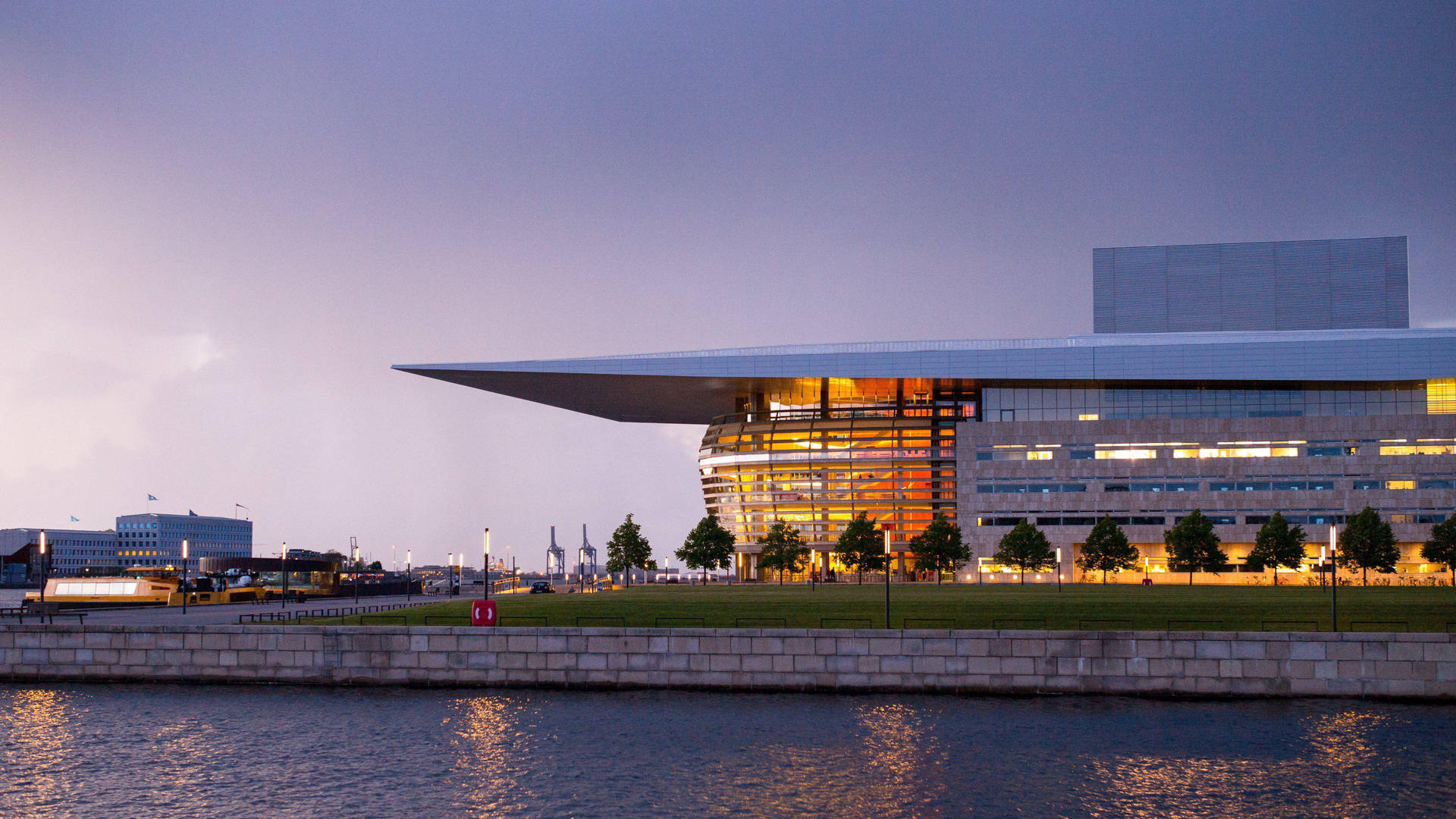 Copenhagen Opera House Background