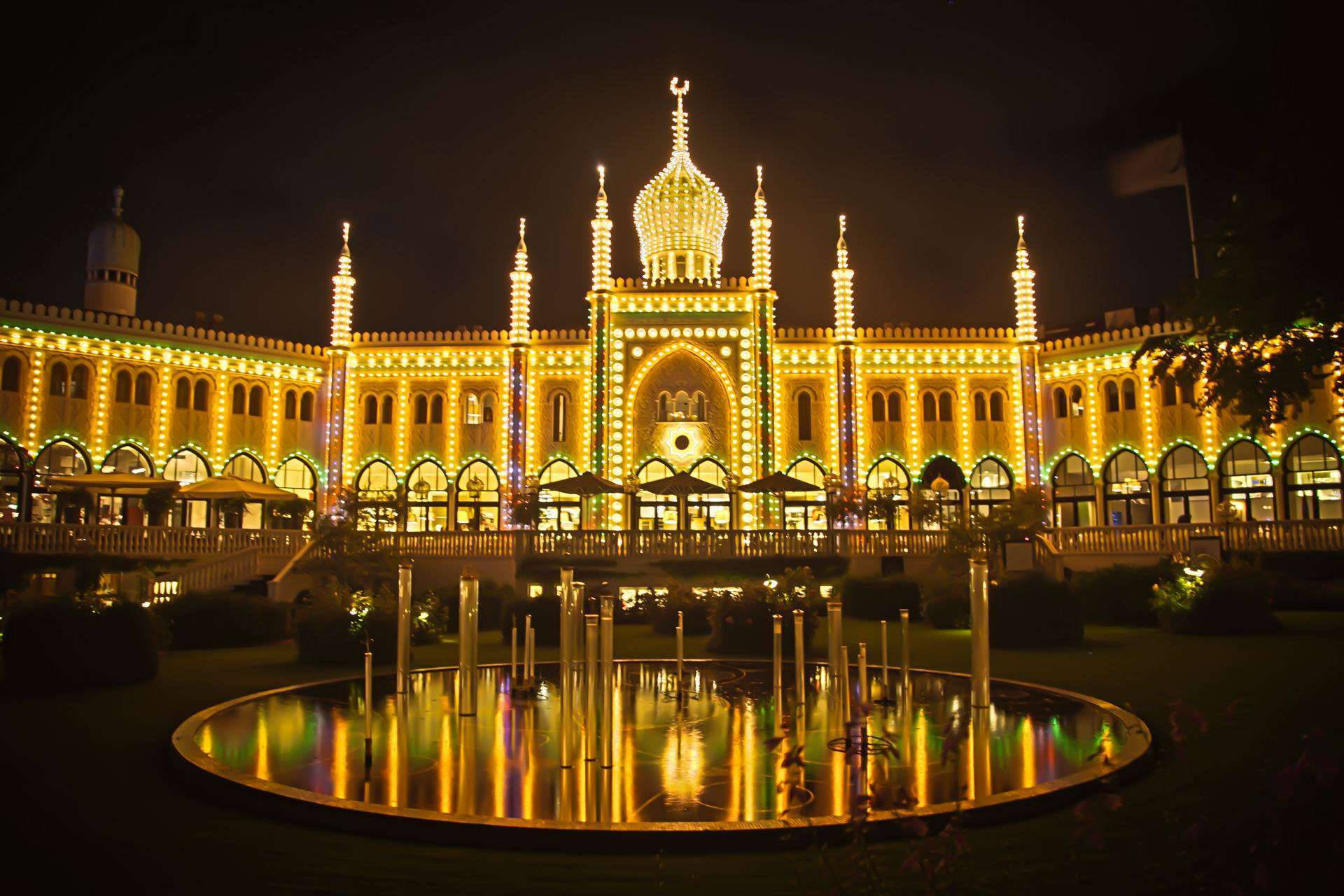 Copenhagen Tivoli Gardens Background