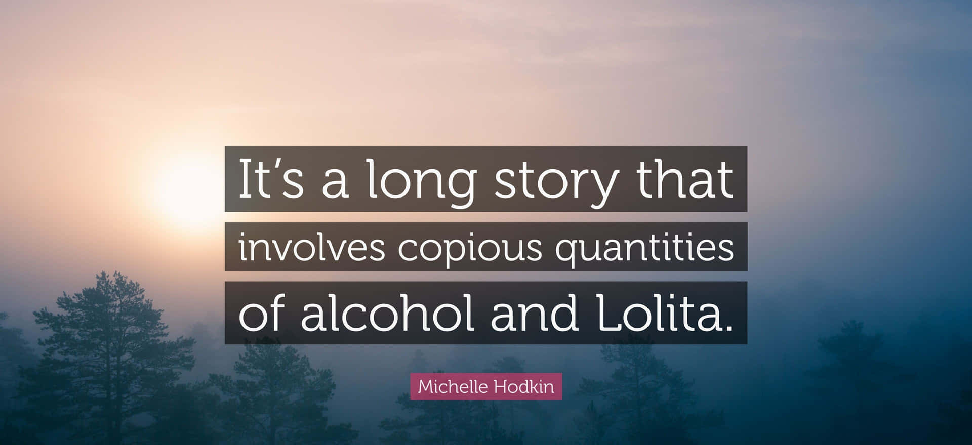 Copious Quantities Michelle Hodkin Quote Background