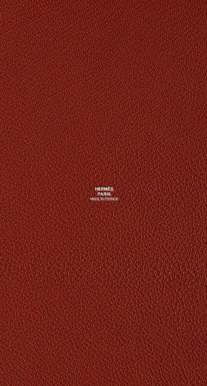 Copper Textured Hermes Leather Background