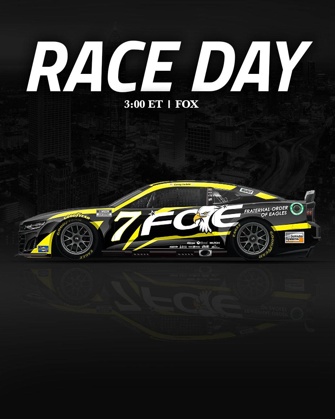 Corey Lajoie Race Poster