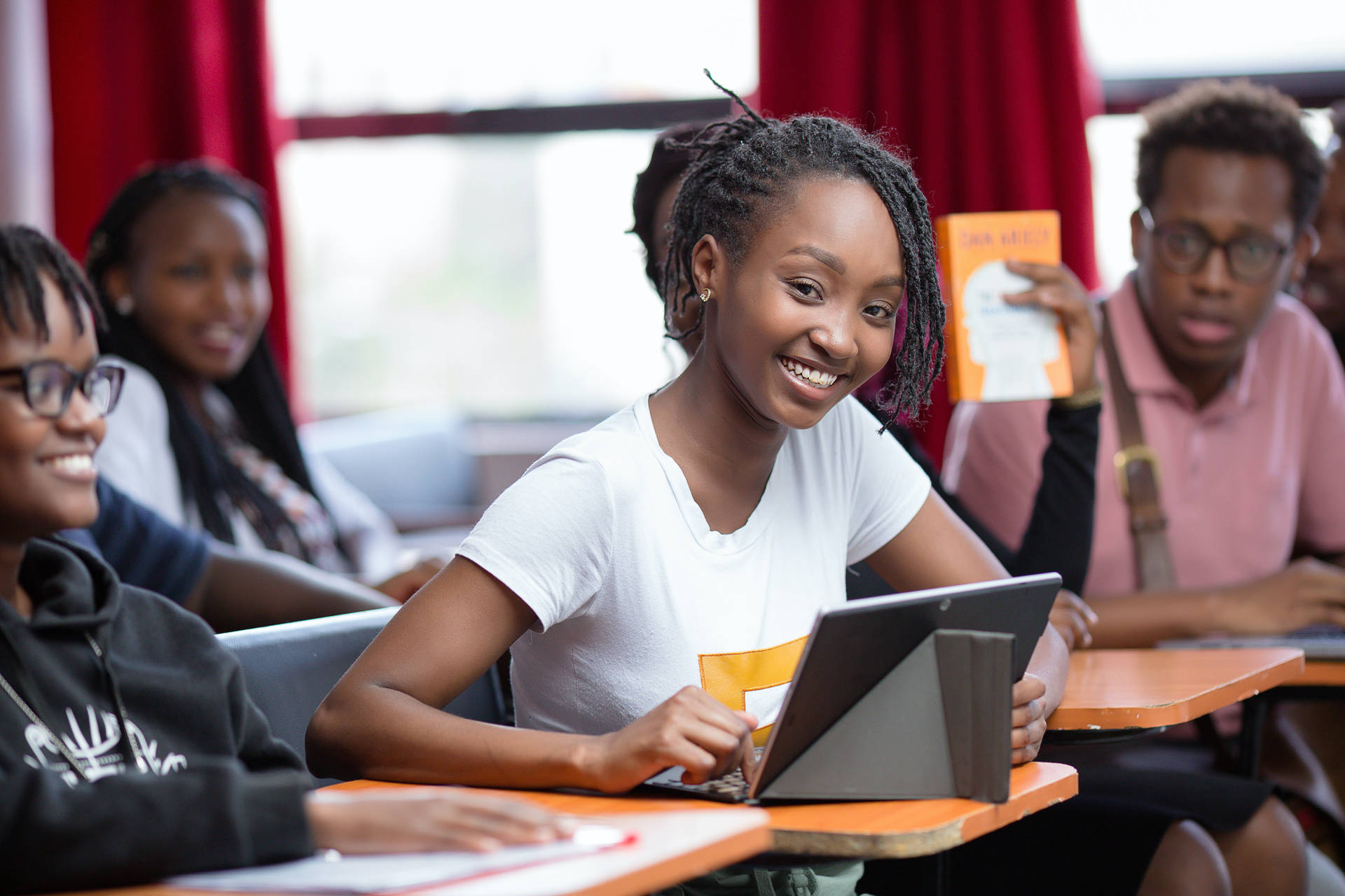 Cornell University Students Studying