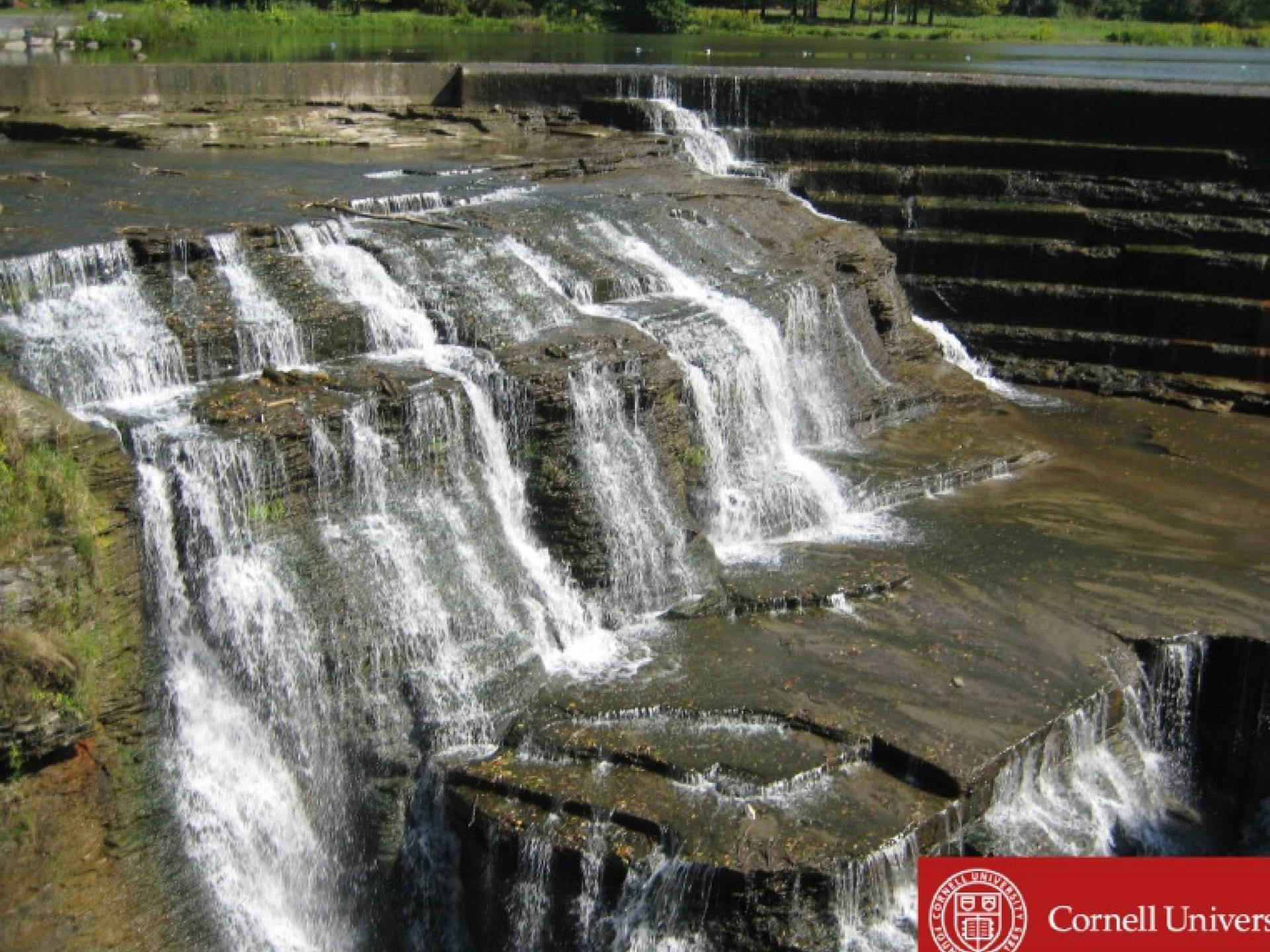 Cornell University Triphammer Falls Background