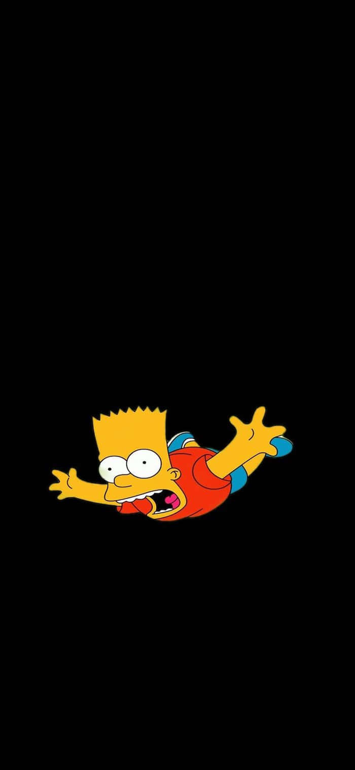 Corny Bart Simpson Falling [wallpaper] Background