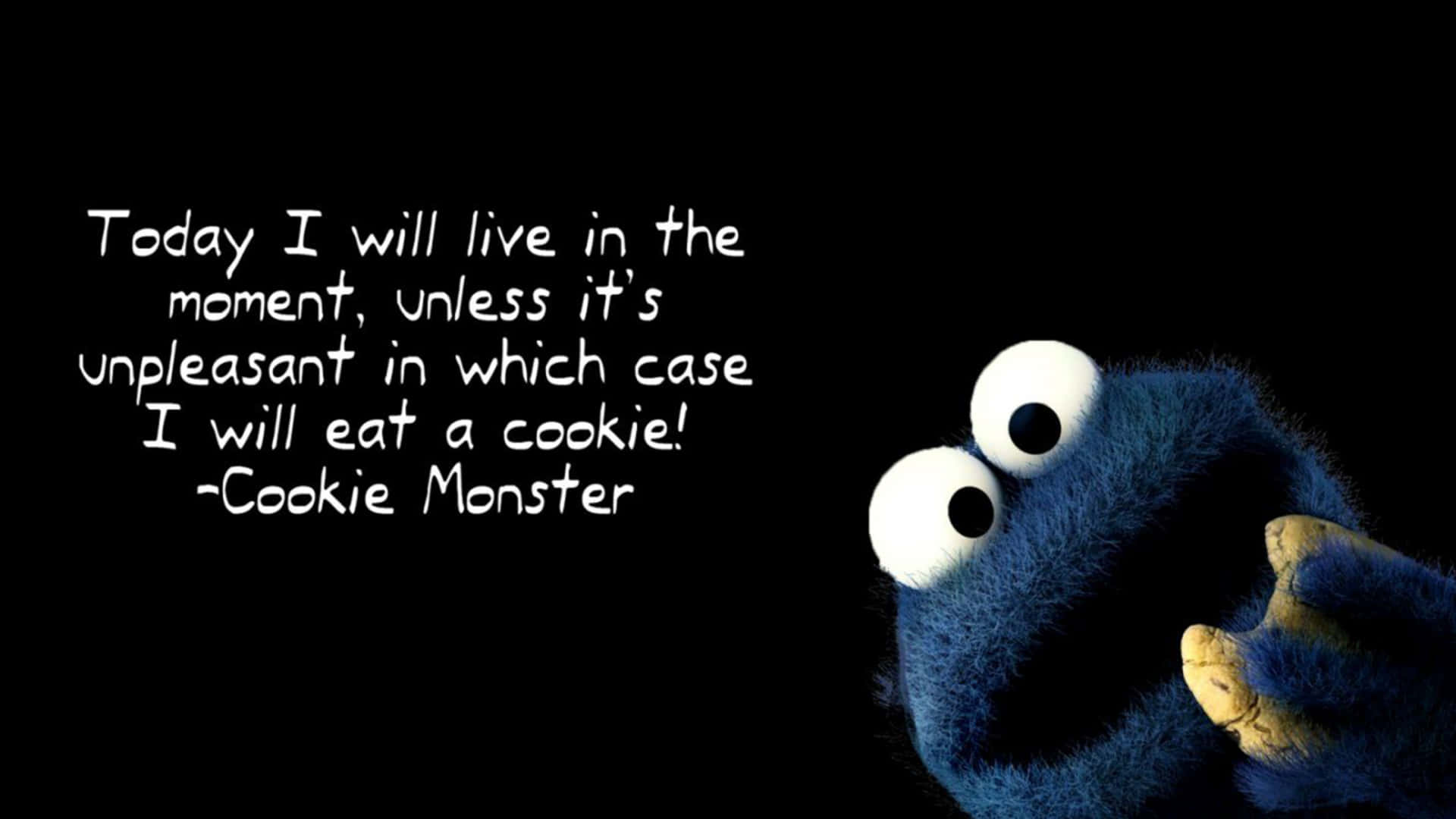 Corny Cookie Monster [wallpaper] Background