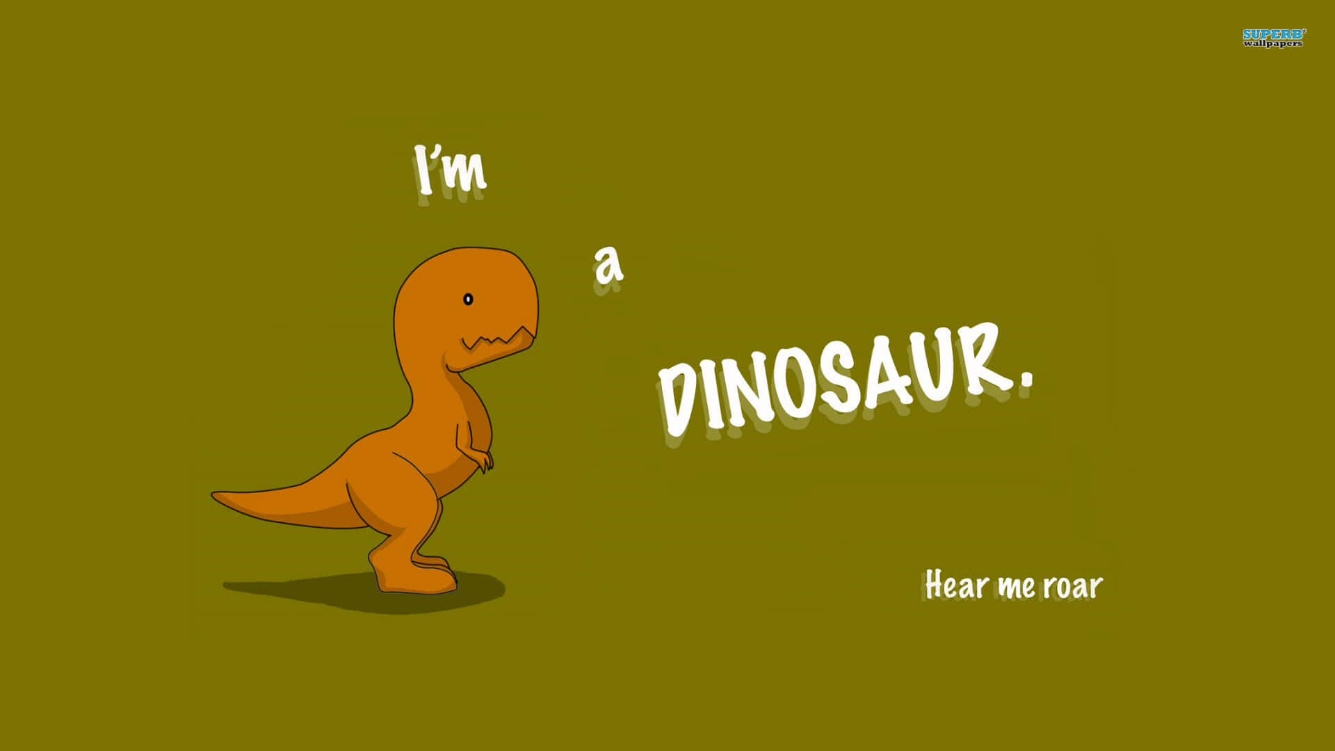 Corny Dinosaur Art [wallpaper] Background
