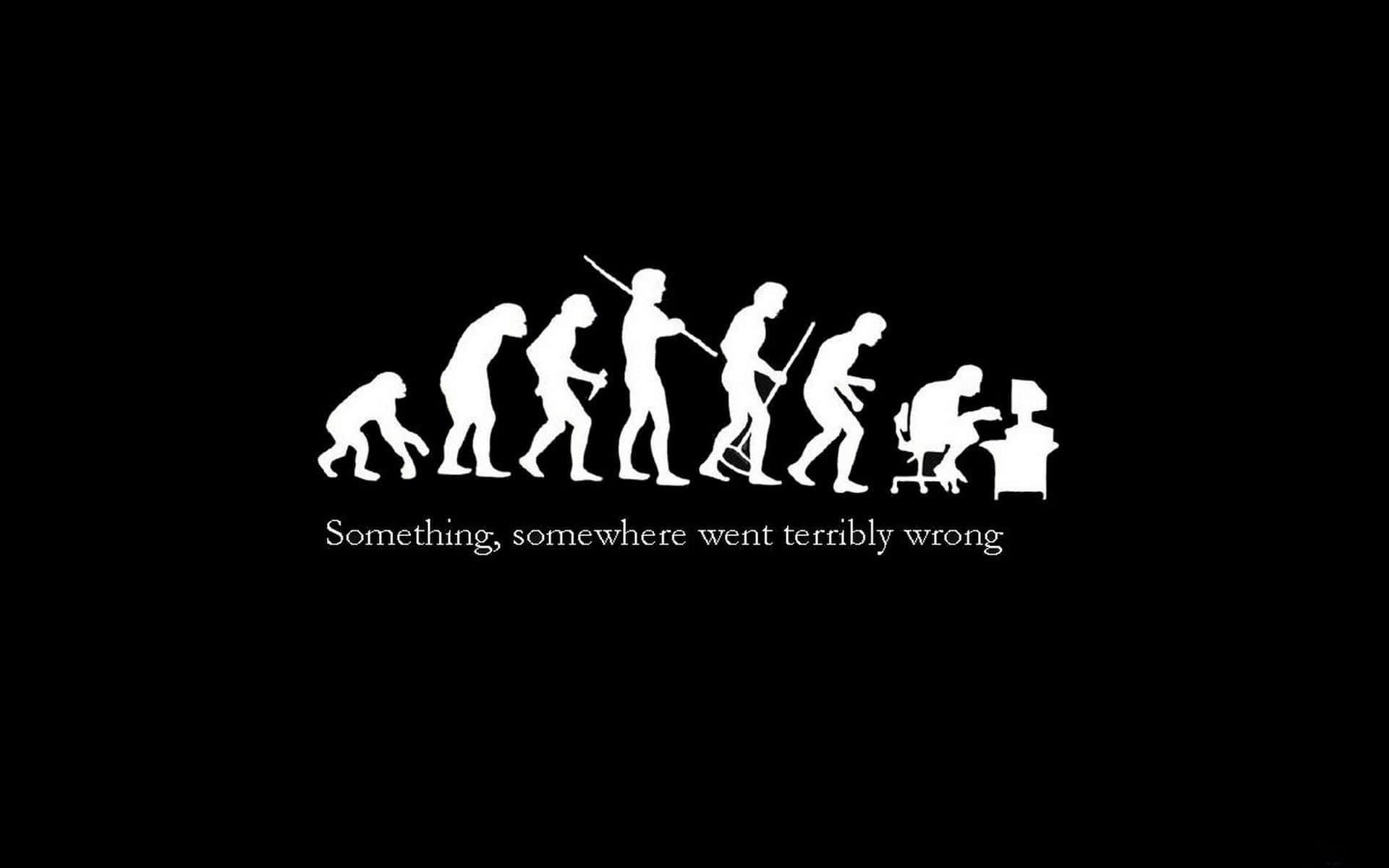 Corny Evolution Of Man [wallpaper] Background